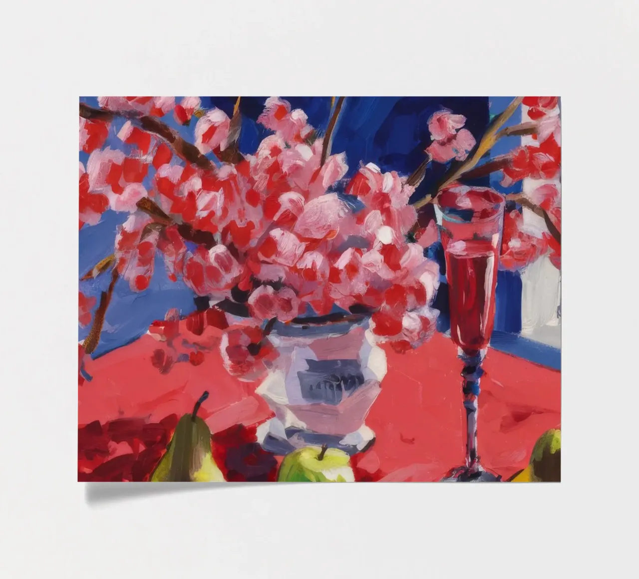 Ruby Bloom Contrast sticker sheet by Celestial Harmony