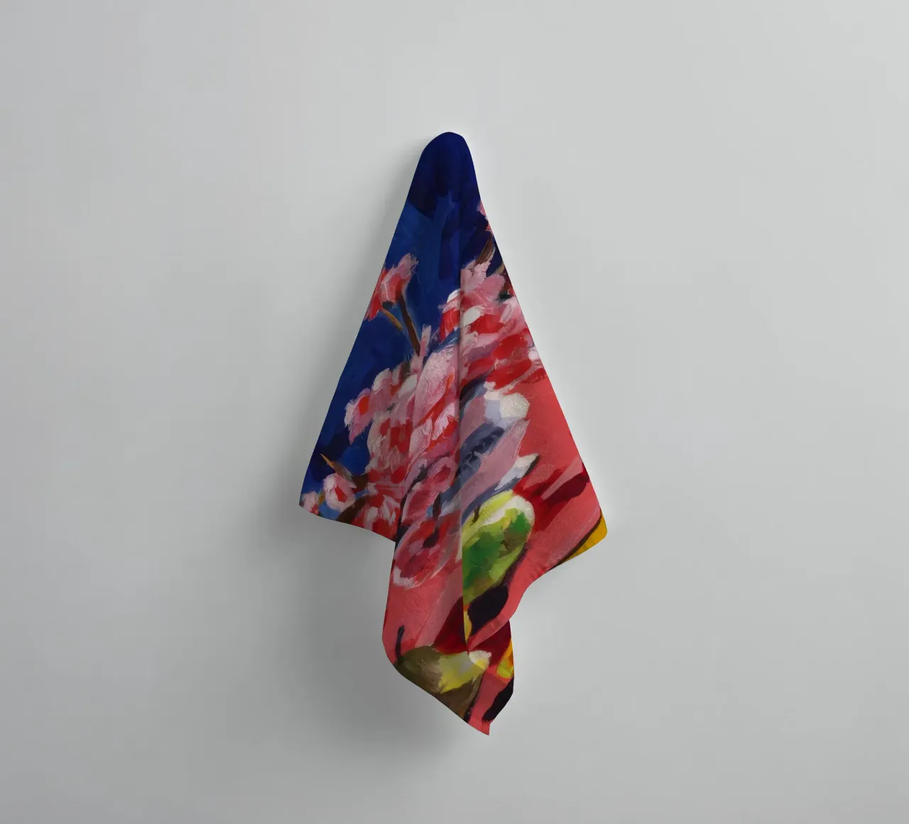 Contrasto Ruby Bloom asciugamano da bagno da Celestial Harmony