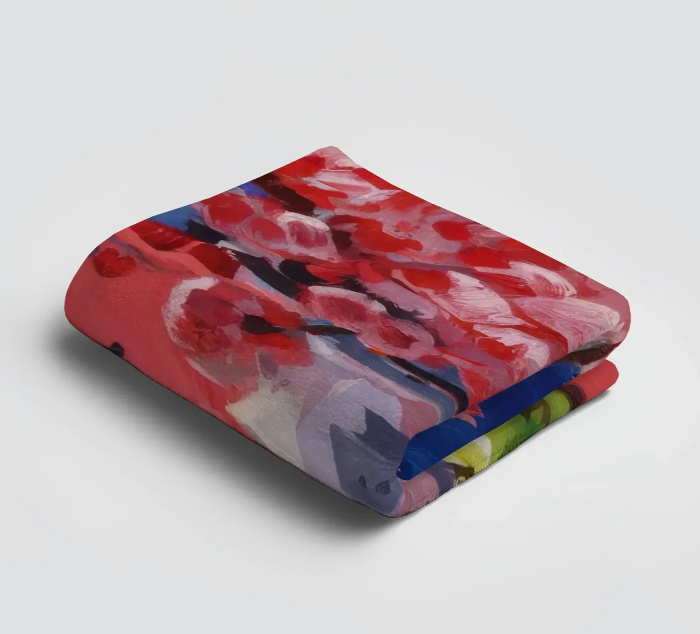 Ruby Bloom Contrast Handtuch von Celestial Harmony