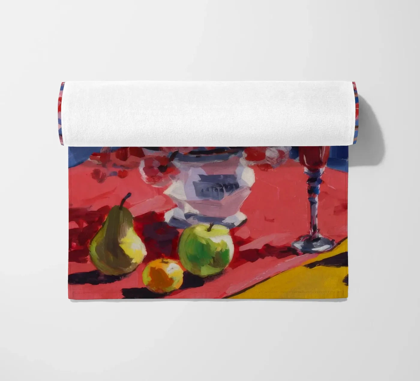 Ruby Bloom Contrast strandhanddoek van Celestial Harmony