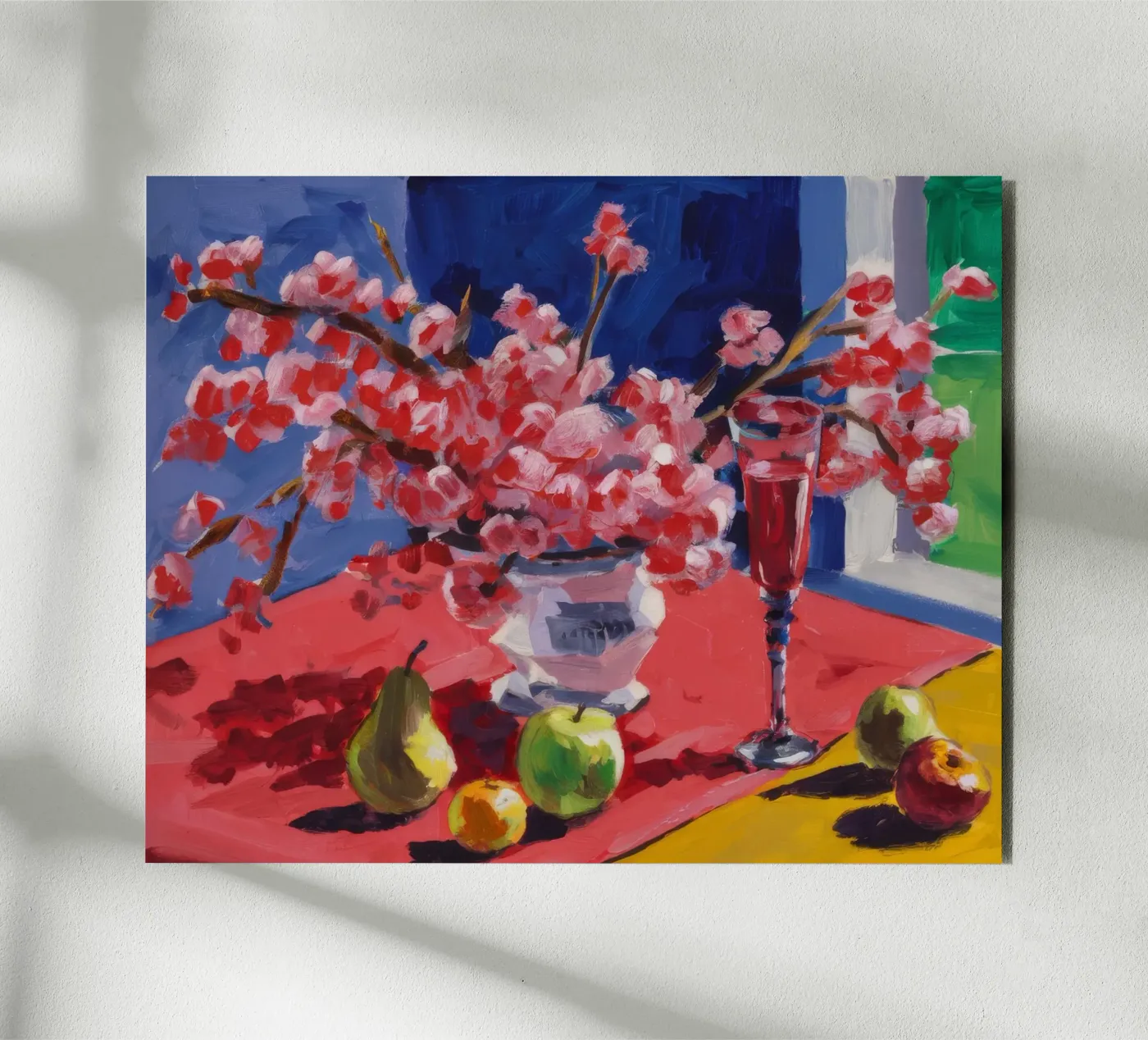 Contrasto Ruby Bloom alluminio dibond da Celestial Harmony