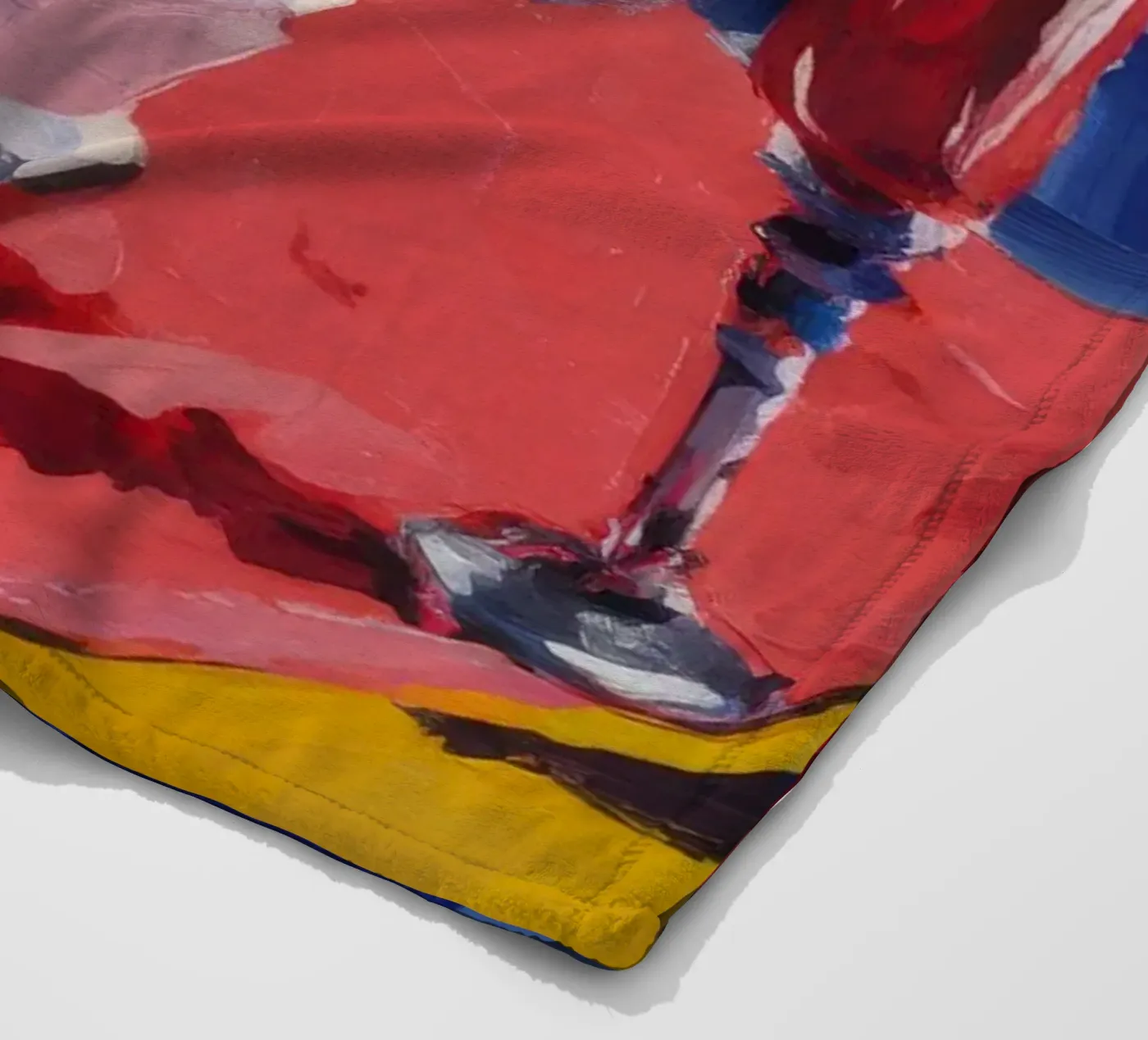 Ruby Bloom Contrast Fleecedecke von Celestial Harmony