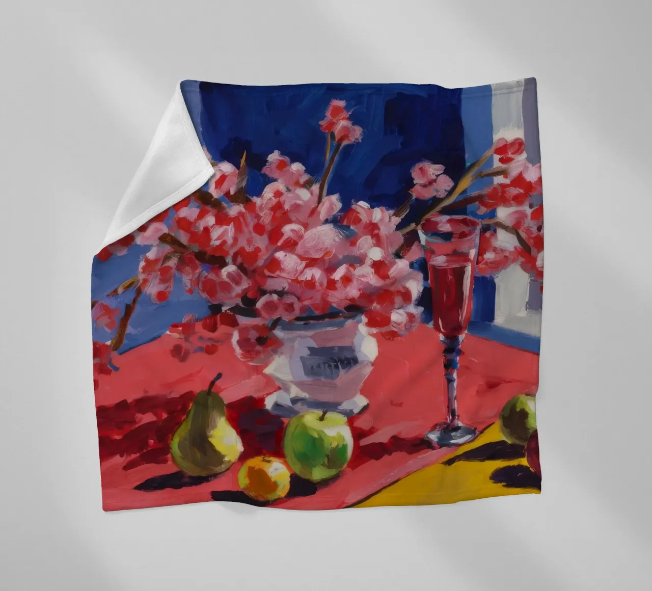 Ruby Bloom Contrast fleecedeken van Celestial Harmony