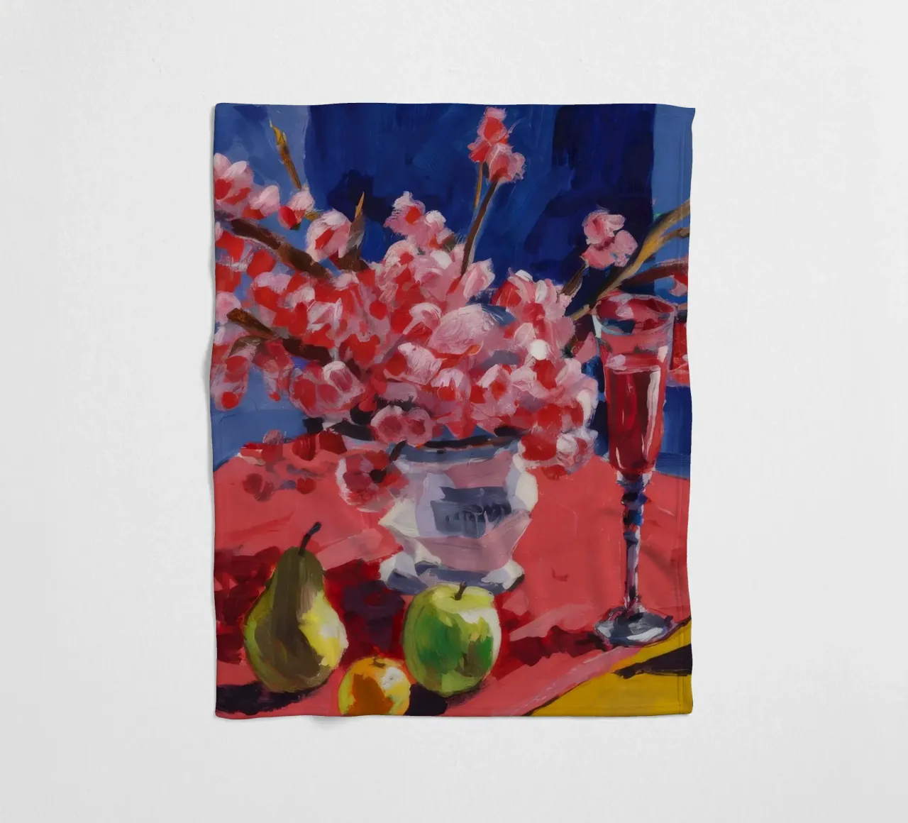 Ruby Bloom Contrast fleecedeken van Celestial Harmony