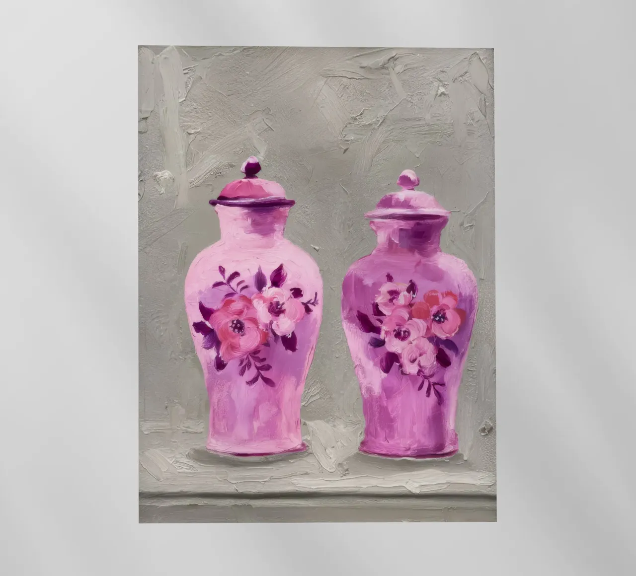 Ornamenti gemelli rosa pellicola backlit da Opal Strokes