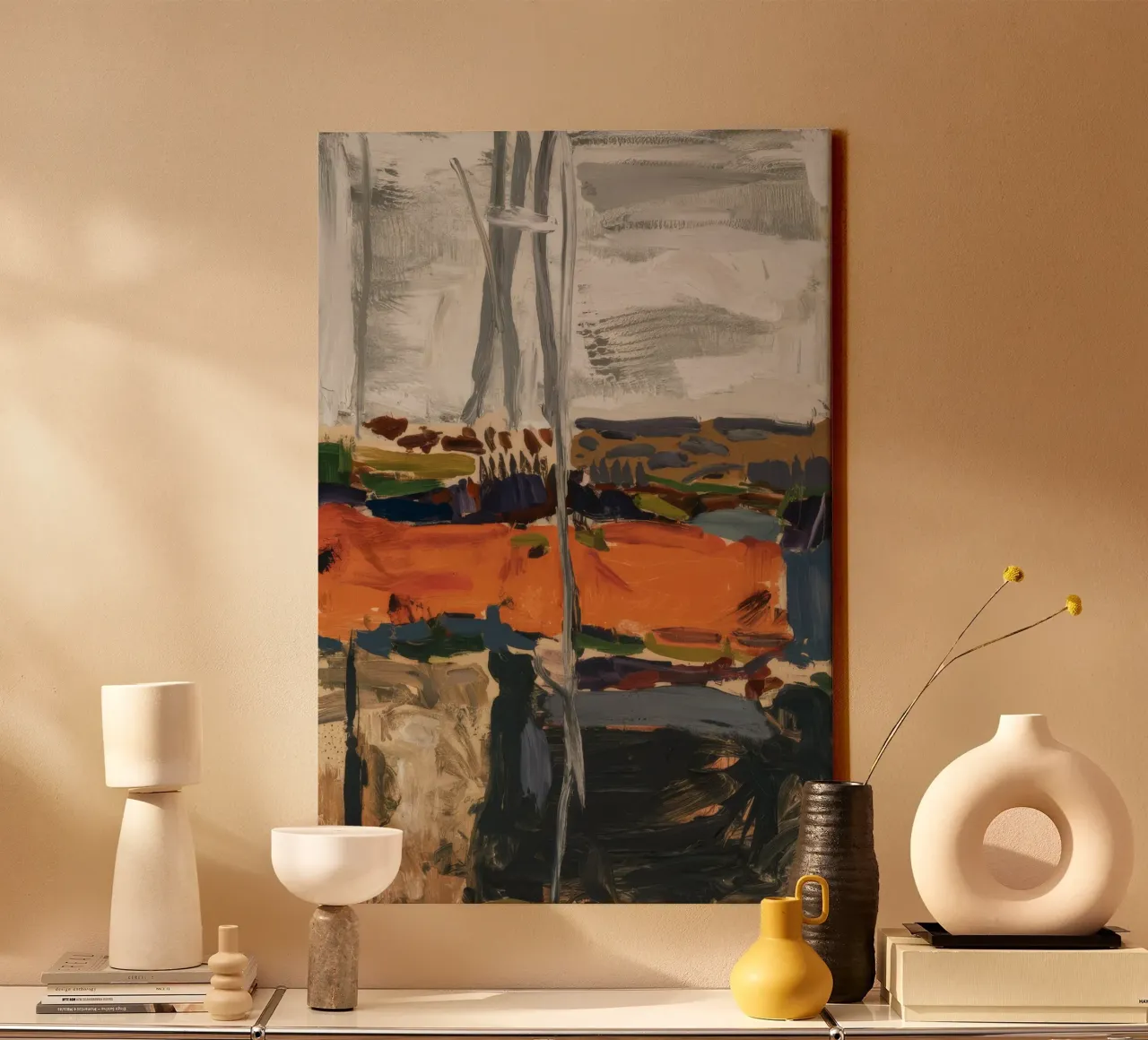 Canyon Strata Deep tela con Cornice a cassetta da Dream Spectrum