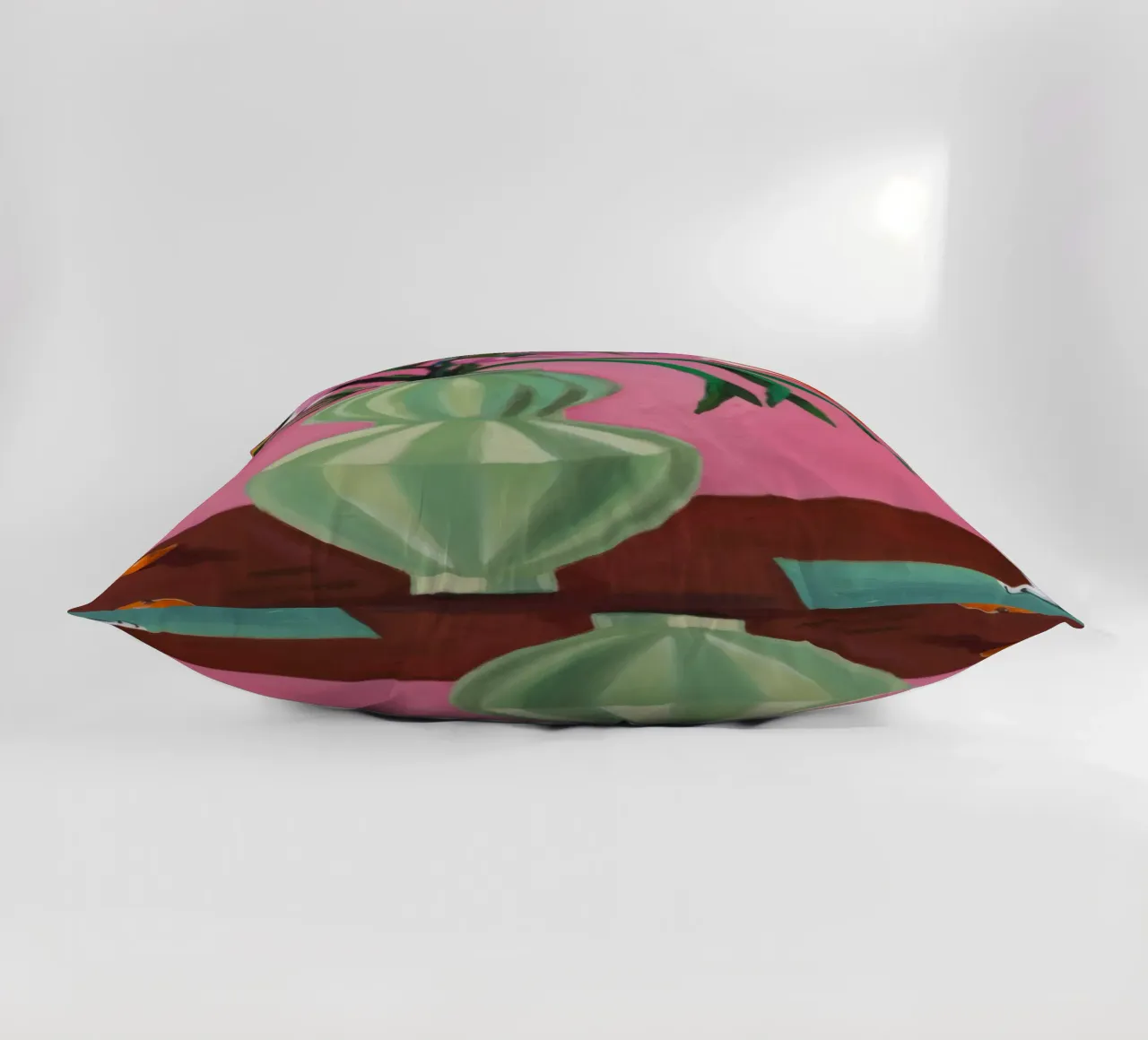 Flauto rosa petalo cuscino da Opal Strokes