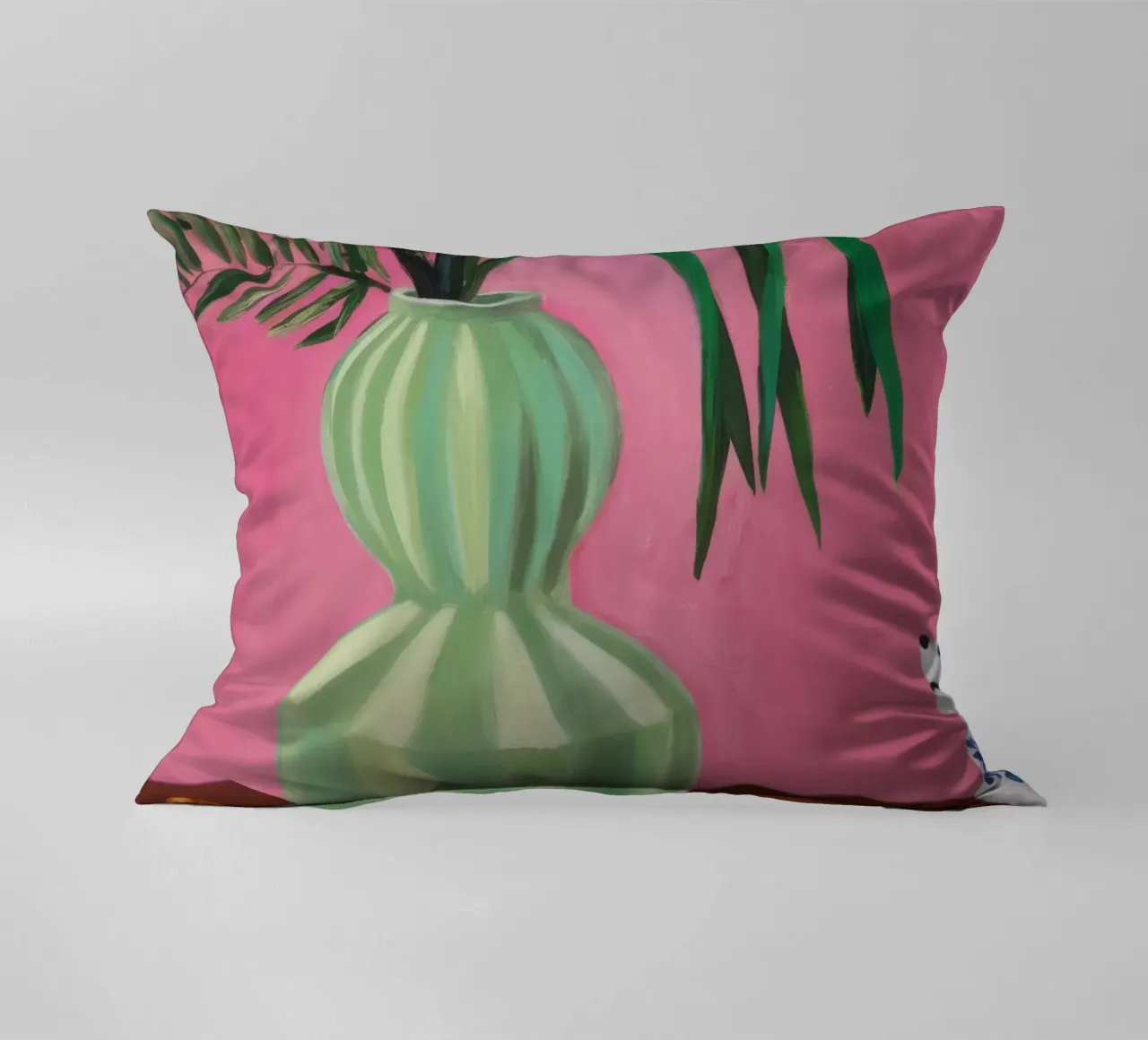 Flauto rosa petalo cuscino da Opal Strokes