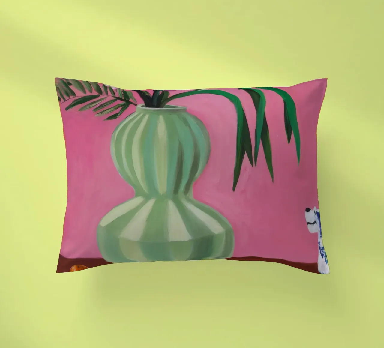 Flauto rosa petalo cuscino da Opal Strokes
