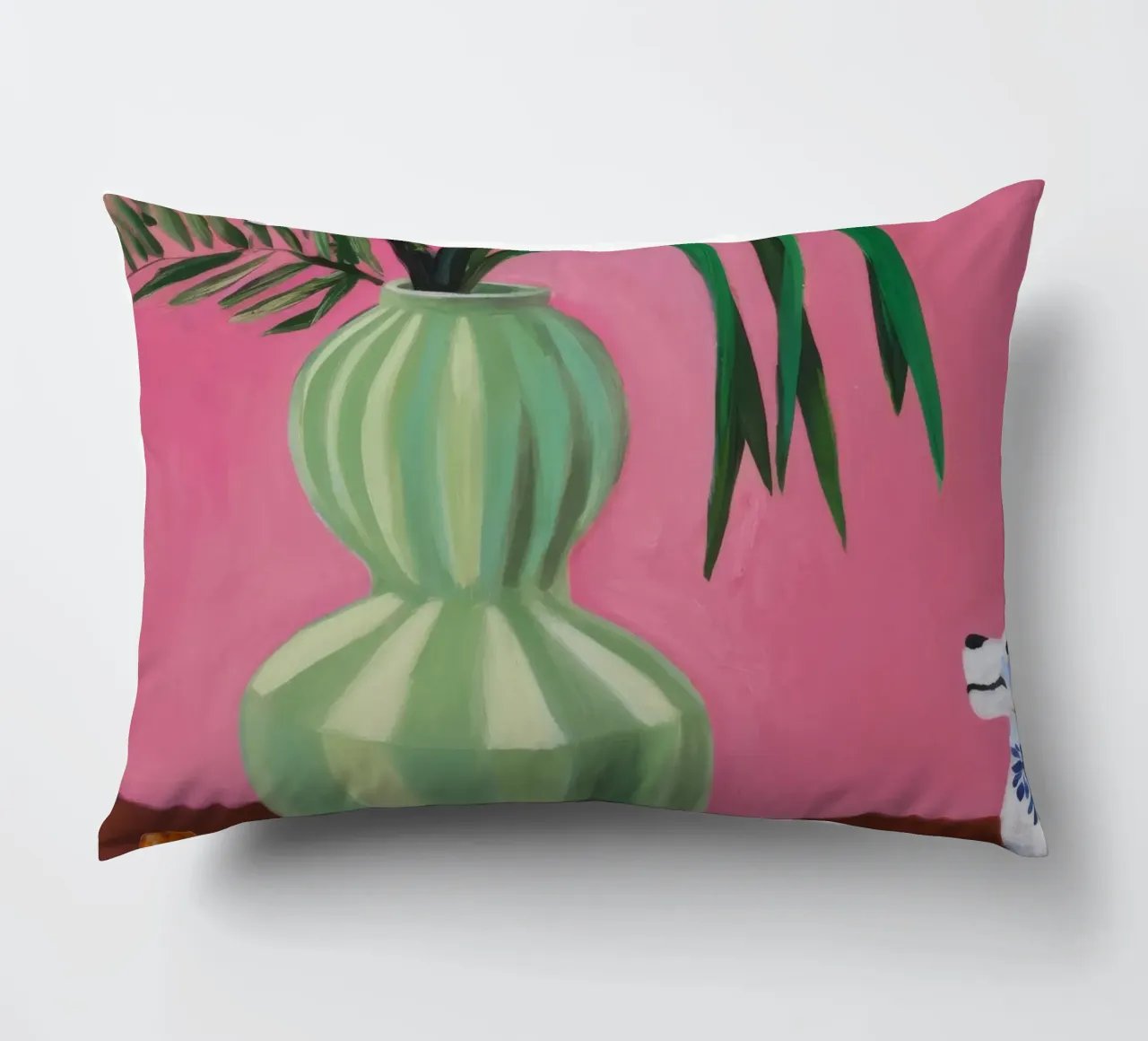 Flauto rosa petalo cuscino da Opal Strokes