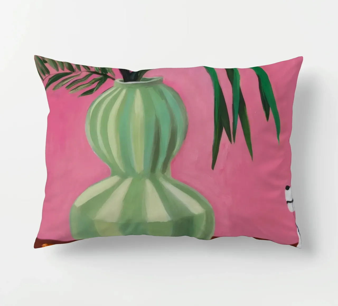 Flauto rosa petalo cuscino da Opal Strokes