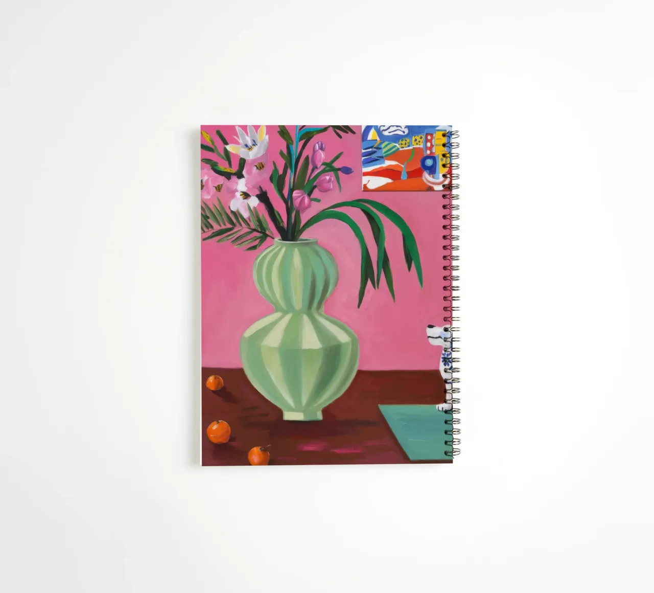 Petal Pink Flute spiral notebook by Opal Strokes