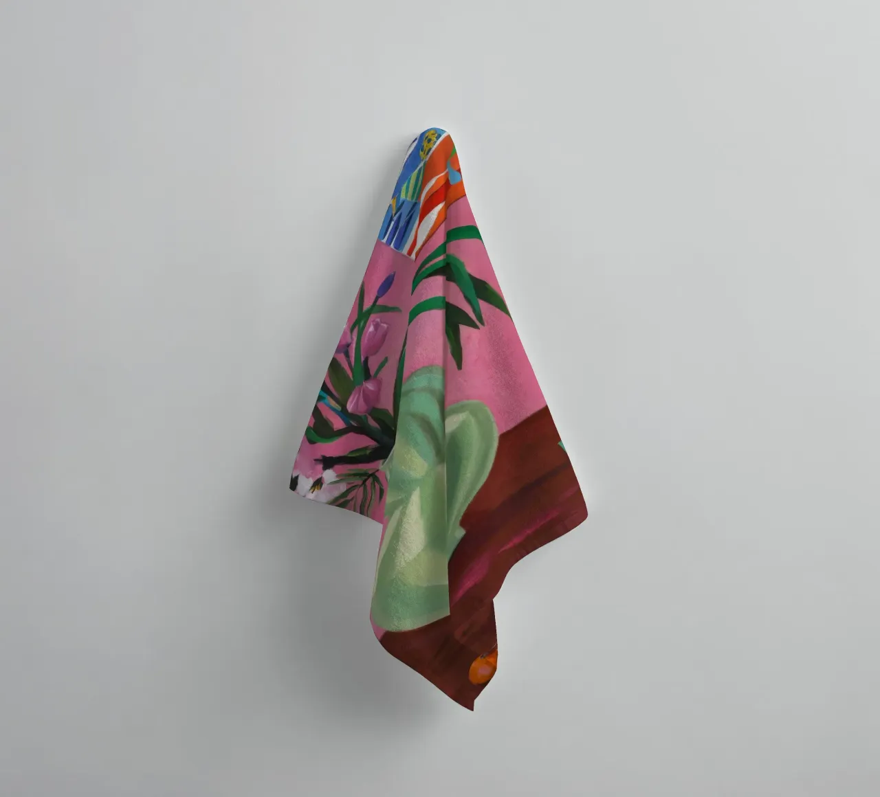 Petal Pink Flute badhanddoek van Opal Strokes