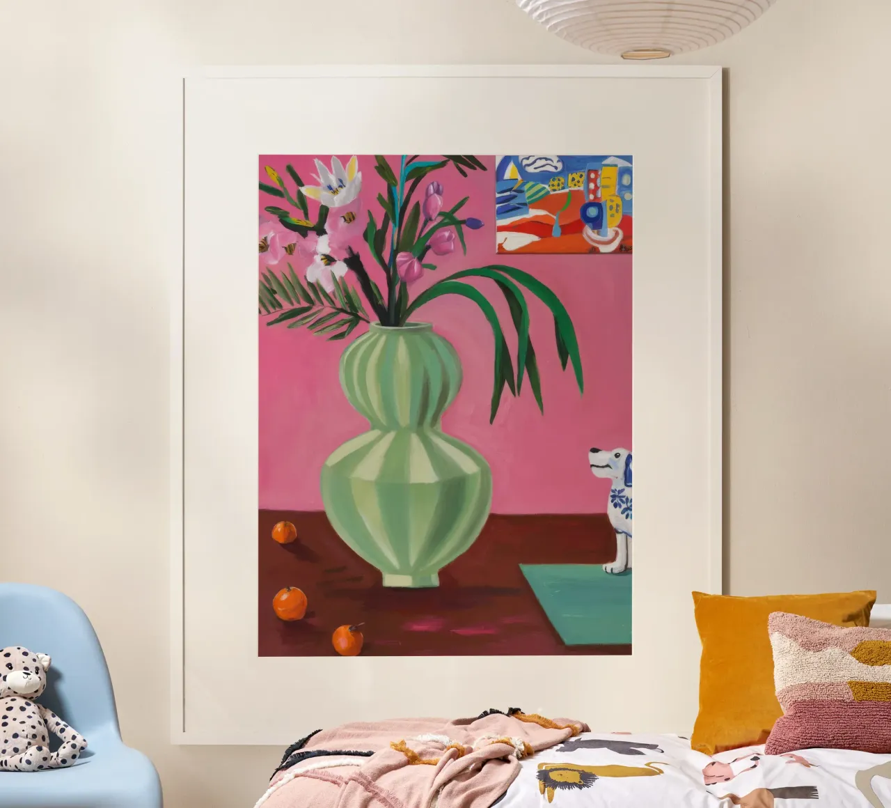 Petal Pink Flute poster by Opal Strokes