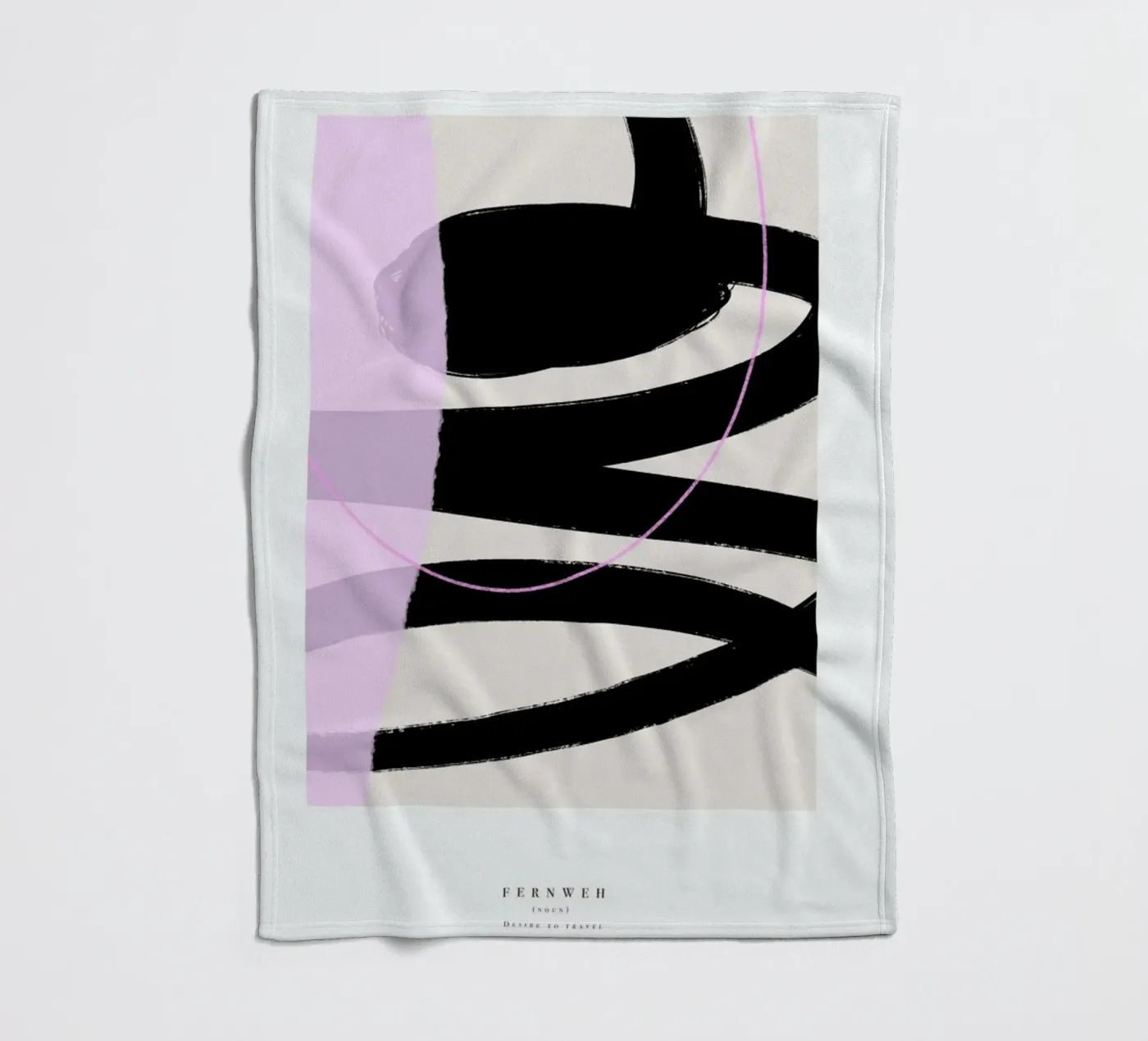 Fernweh Fleecedecke von Pure