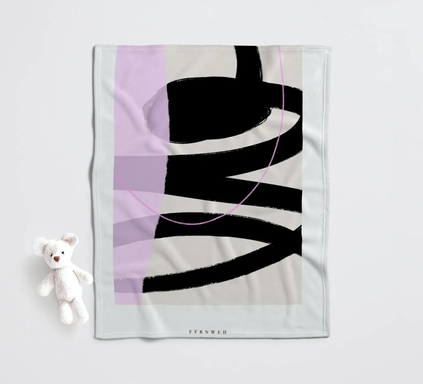 Fernweh Fleecedecke von Pure