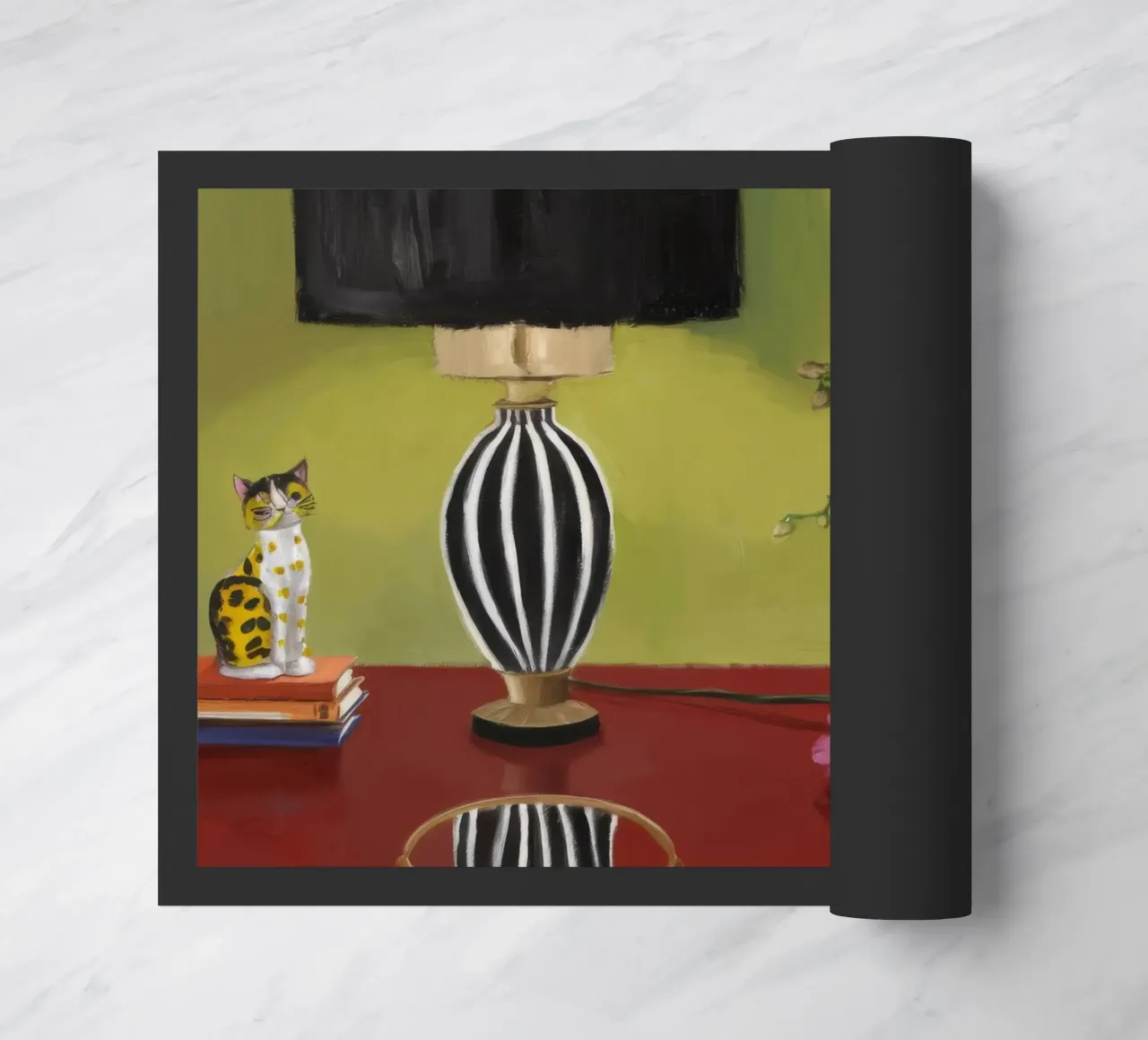 Schermo di orchidea Stillness zerbino da Opal Strokes