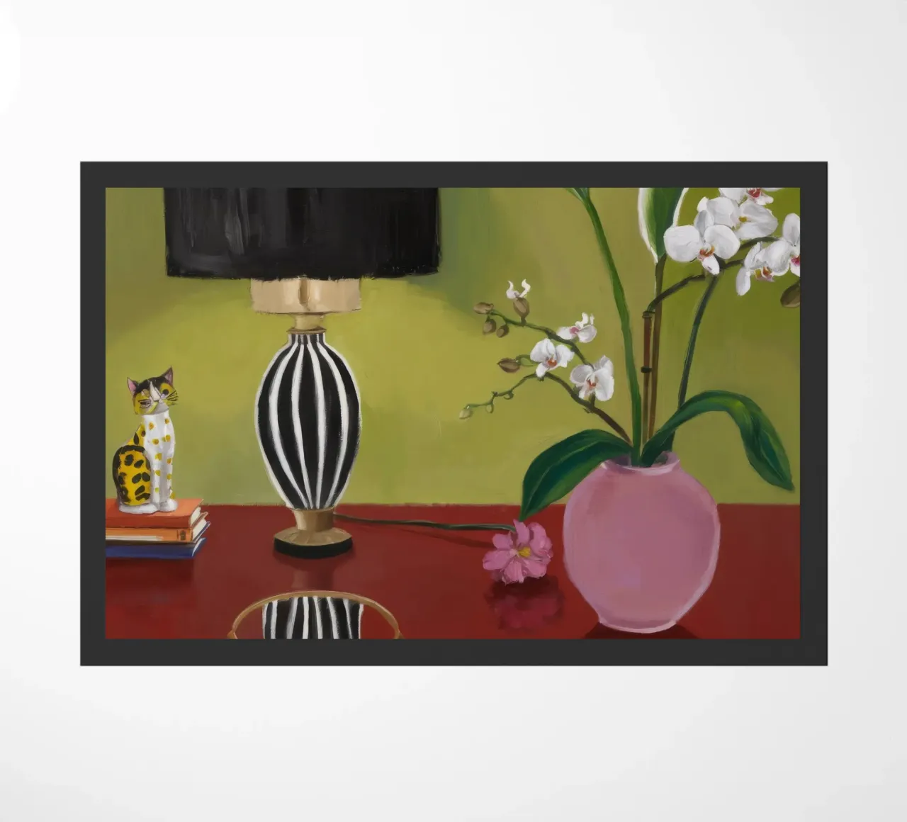 Schermo di orchidea Stillness zerbino da Opal Strokes