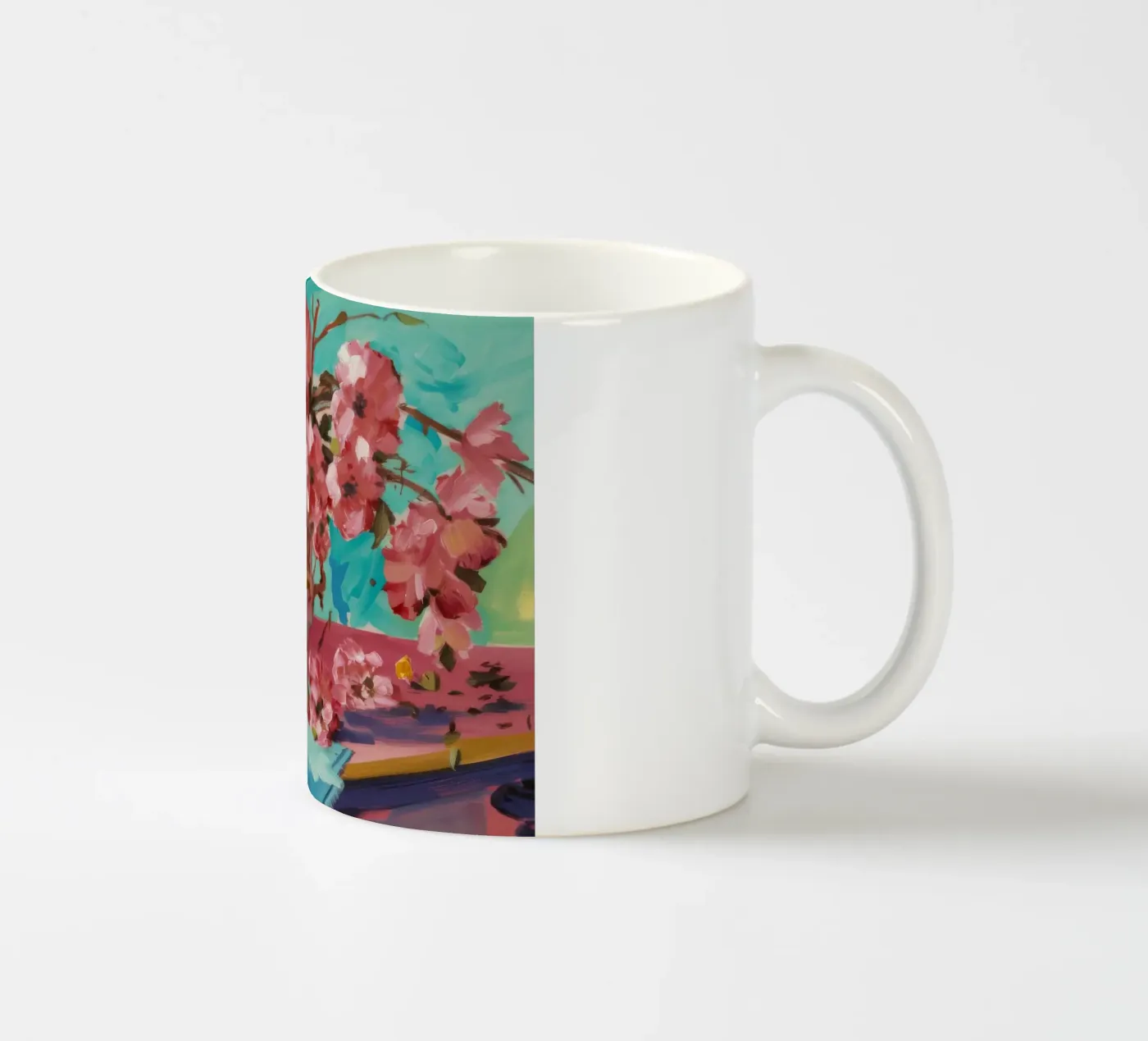 Peony Pattern Play ceramic mug by Celestial Harmony