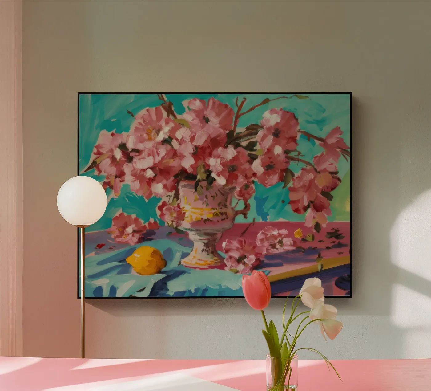 Peony Pattern Play acrylic glass by Celestial Harmony