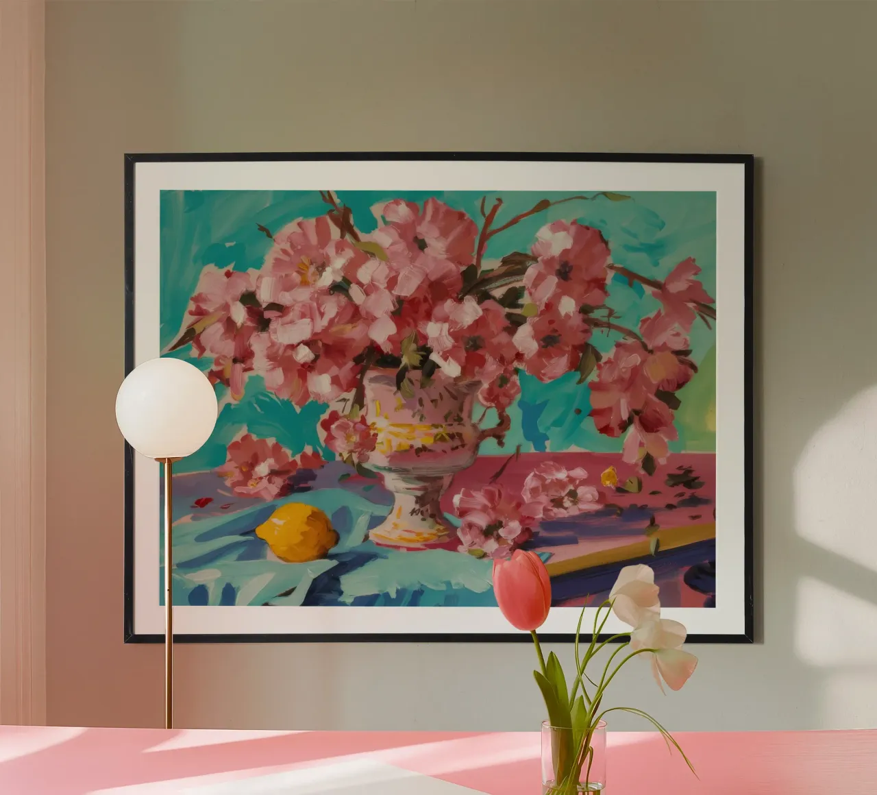 Gioco del modello Peonia poster da Celestial Harmony