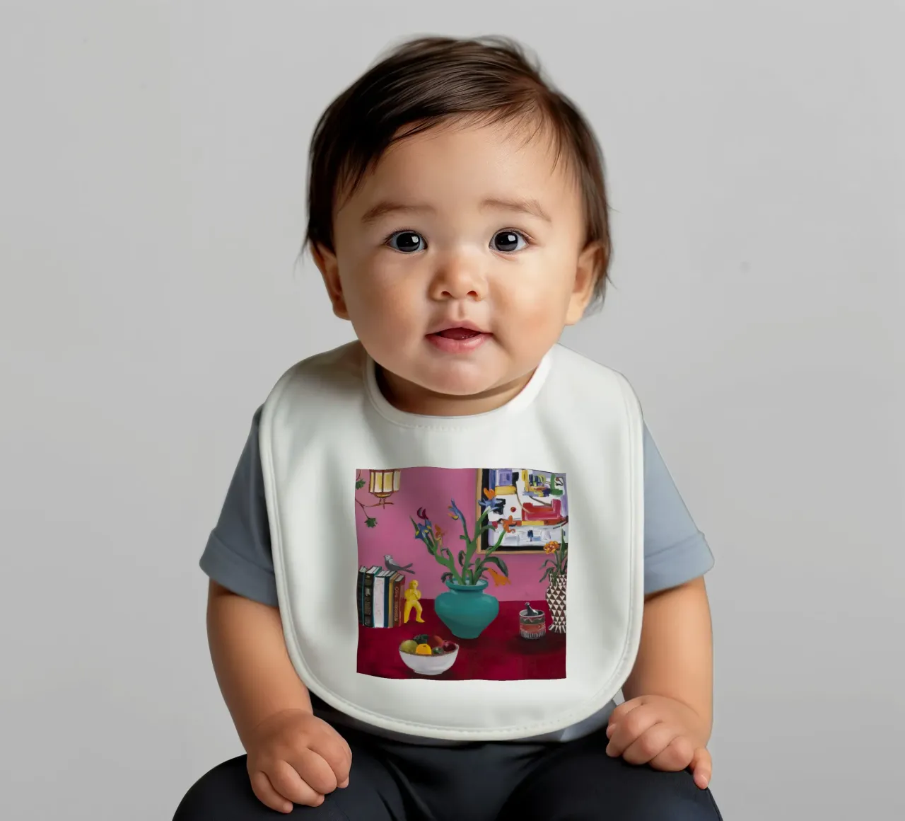 Studio sul fiore dell'alzavola bavaglino da Opal Strokes