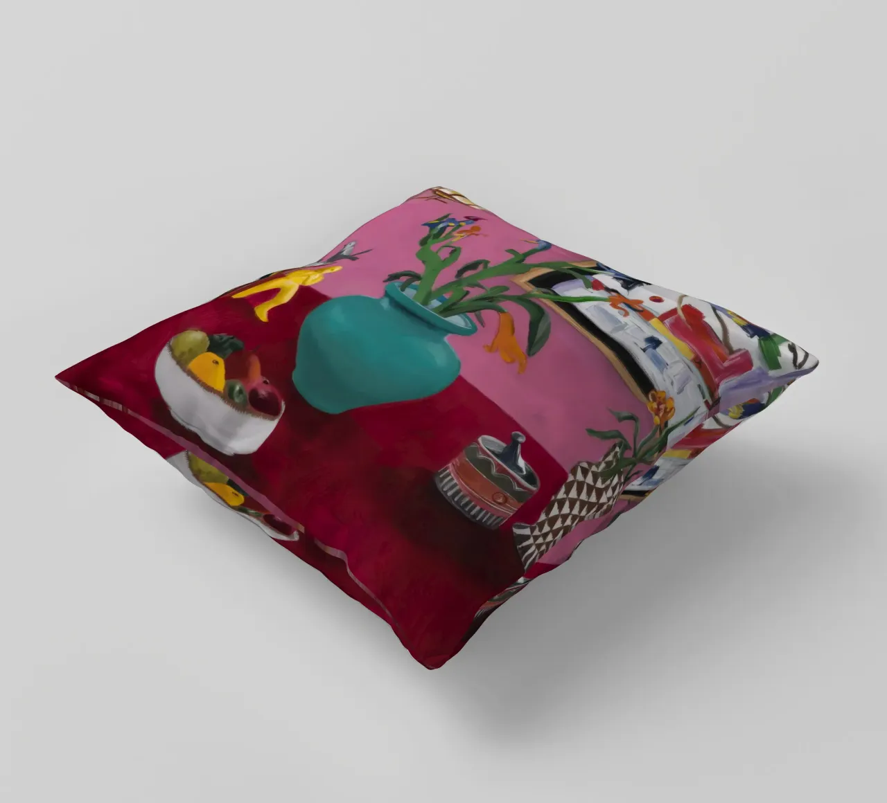 Studio sul fiore dell'alzavola cuscino da Opal Strokes