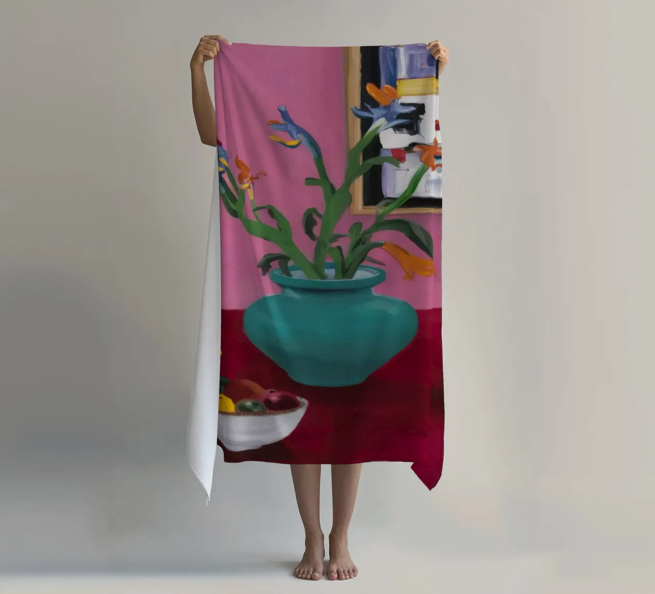 Studio sul fiore dell'alzavola telo mare da Opal Strokes