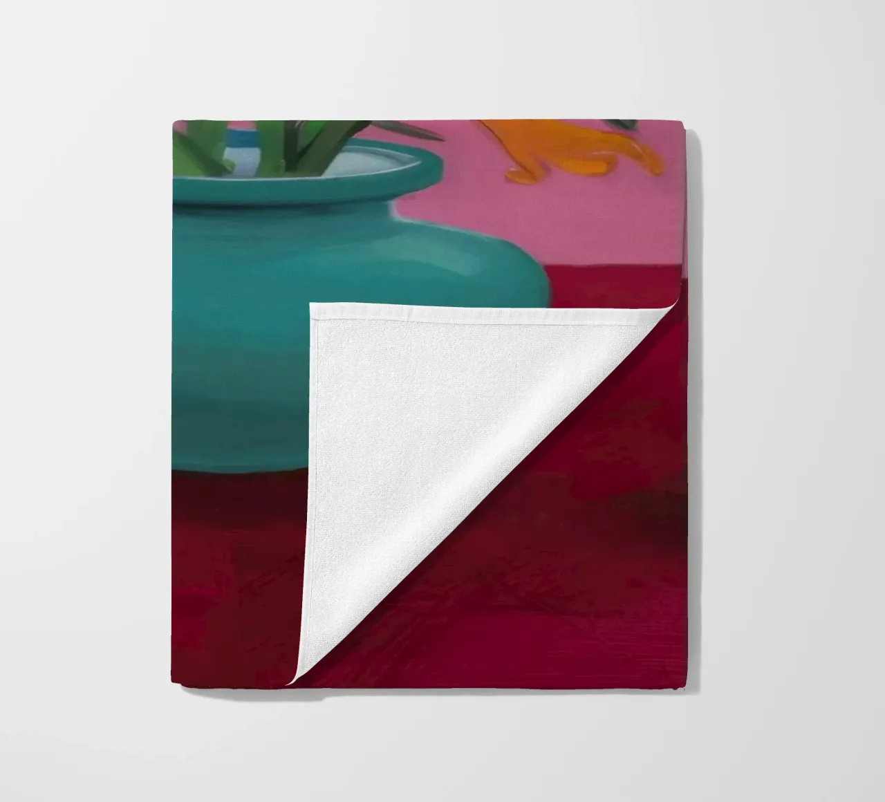 Studio sul fiore dell'alzavola telo mare da Opal Strokes