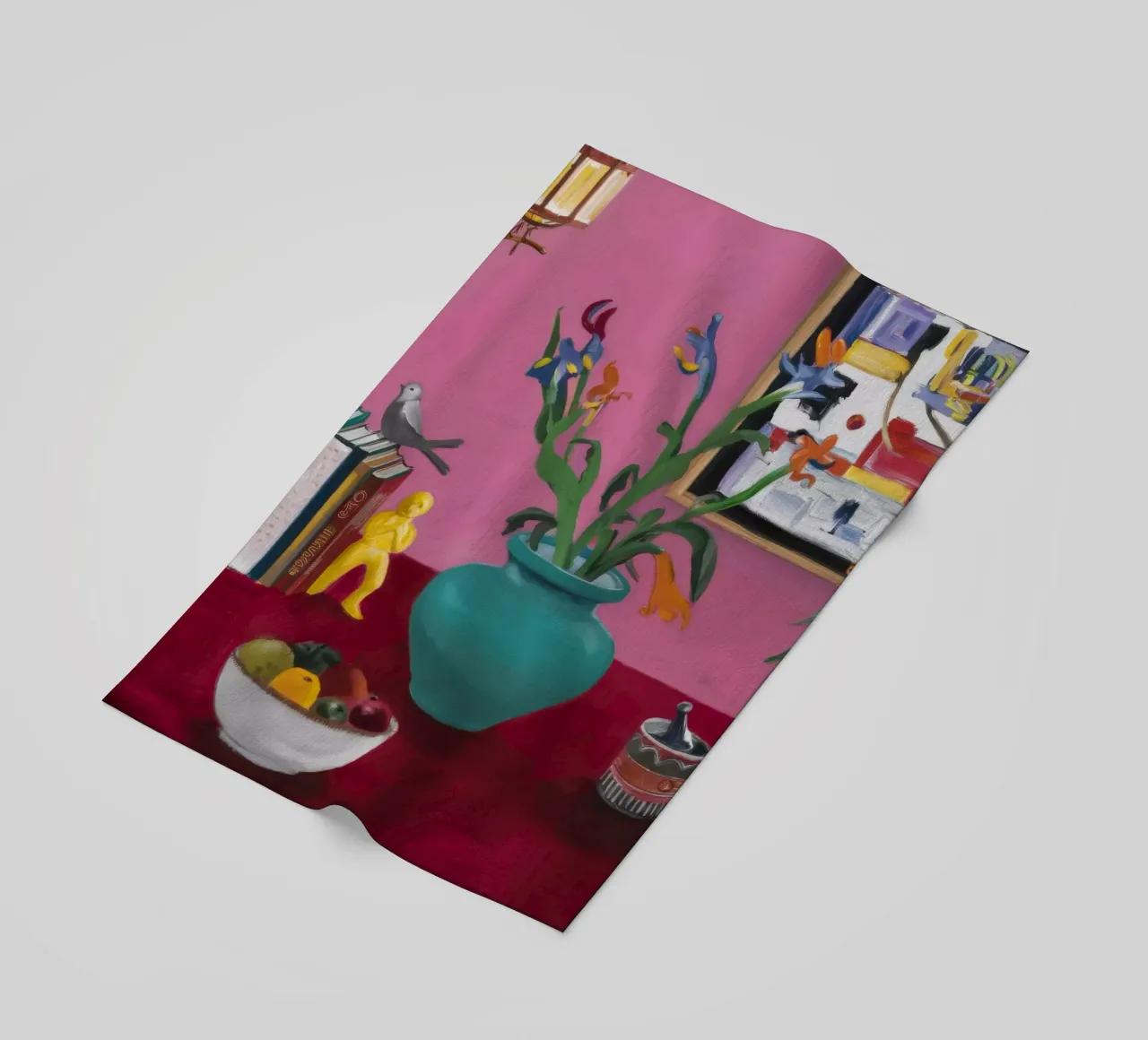 Studio sul fiore dell'alzavola telo mare da Opal Strokes