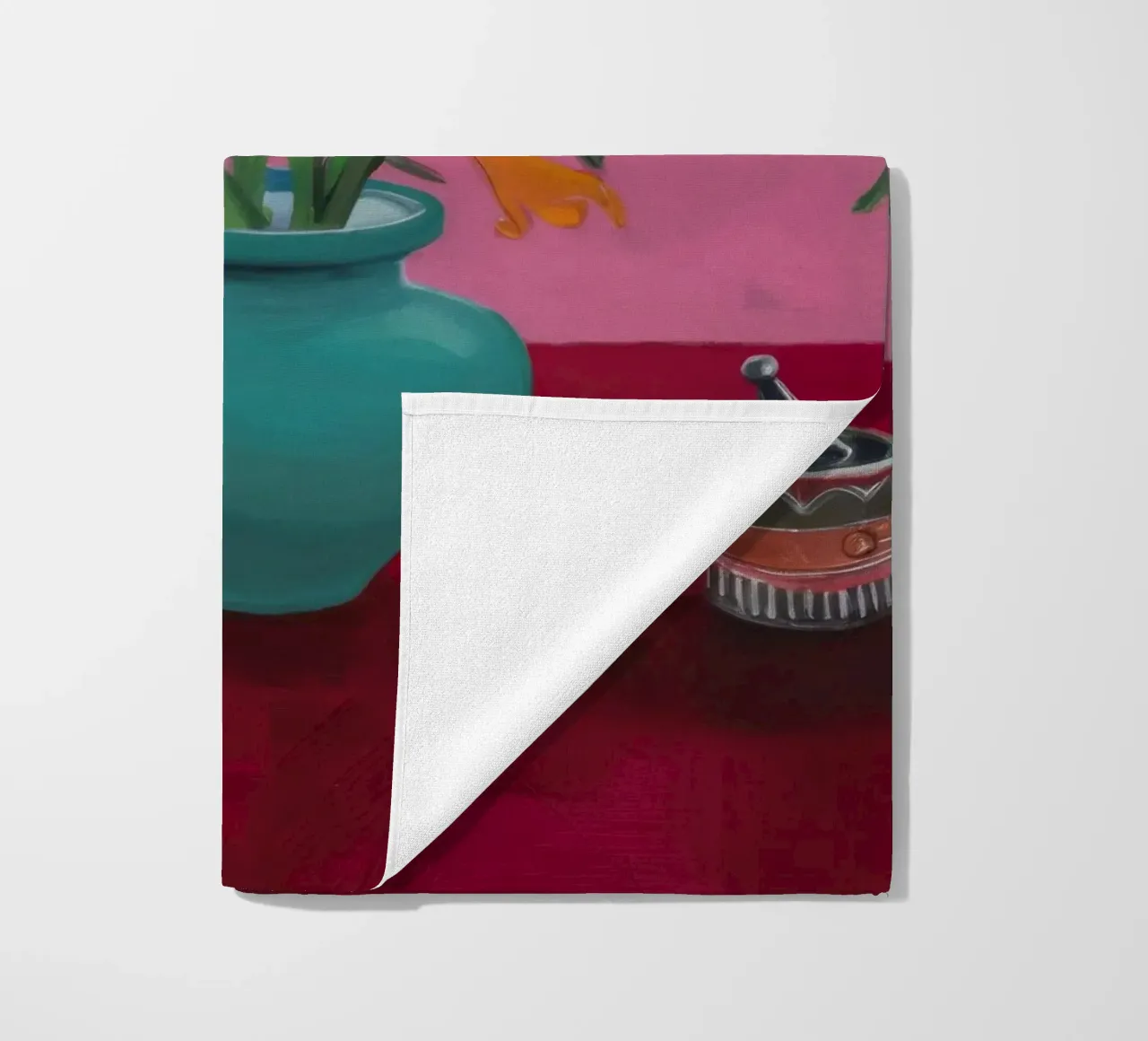 Studio sul fiore dell'alzavola telo mare da Opal Strokes