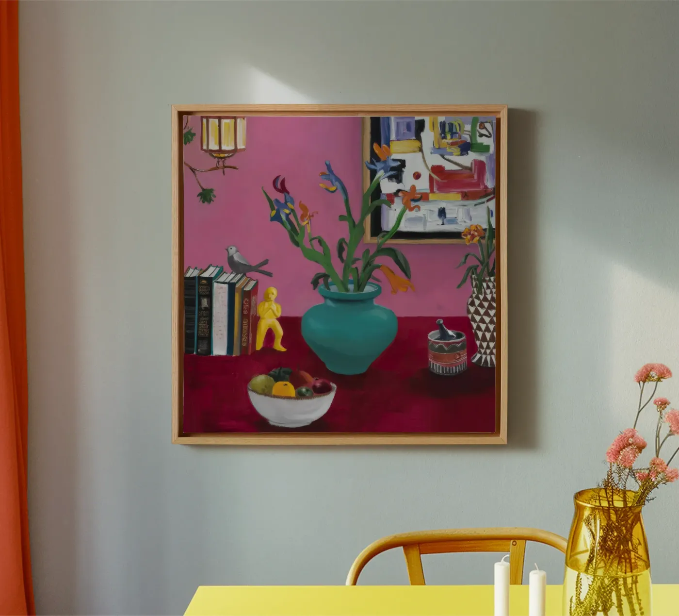 Studio sul fiore dell'alzavola tela da Opal Strokes