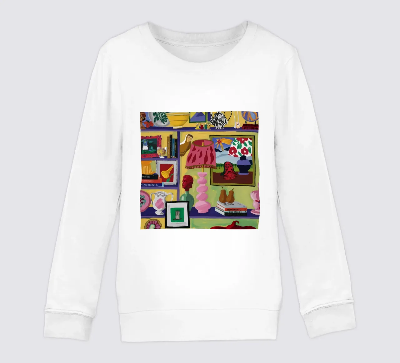 Cache éclectique joyeux sweat enfant de Opal Strokes