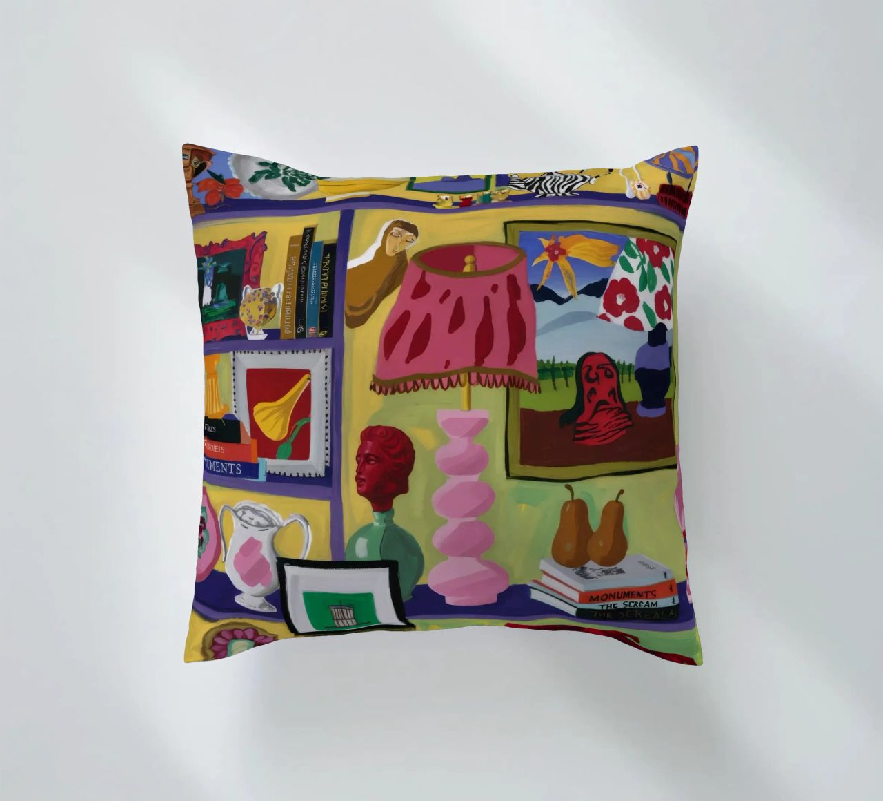 Cache éclectique joyeux coussin de Opal Strokes