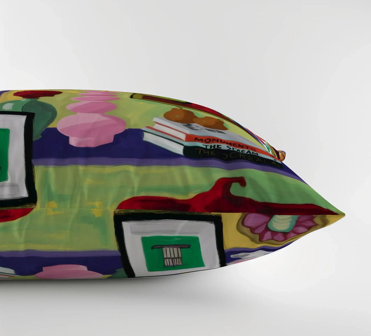 Cache éclectique joyeux coussin de Opal Strokes