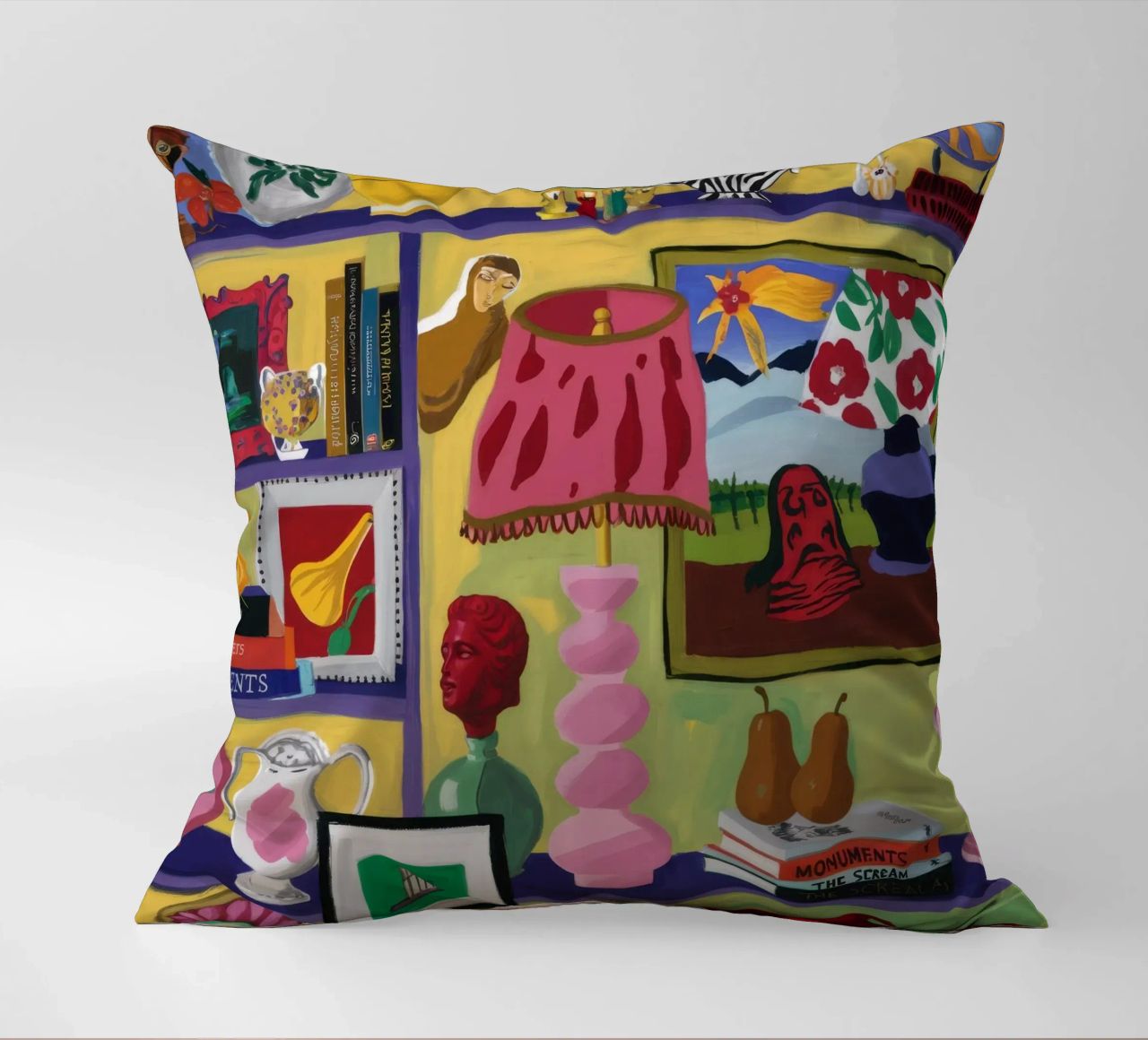 Cache éclectique joyeux coussin de Opal Strokes