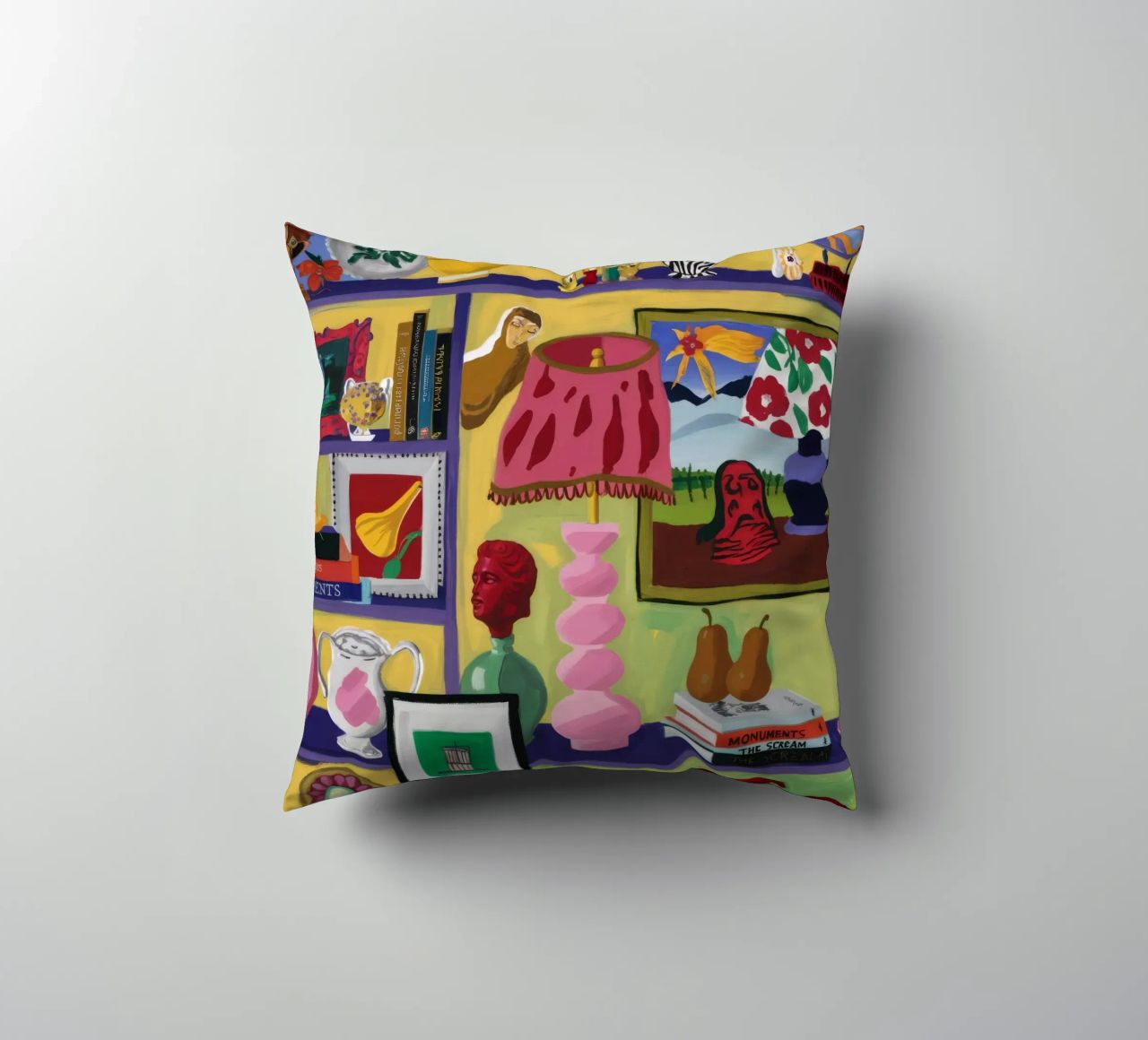 Cache éclectique joyeux coussin de Opal Strokes