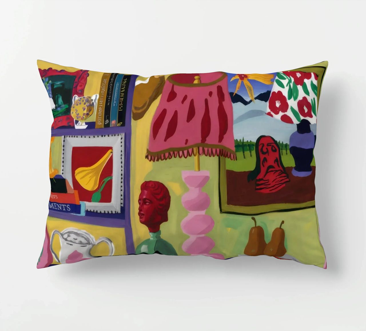 Cache éclectique joyeux coussin de Opal Strokes