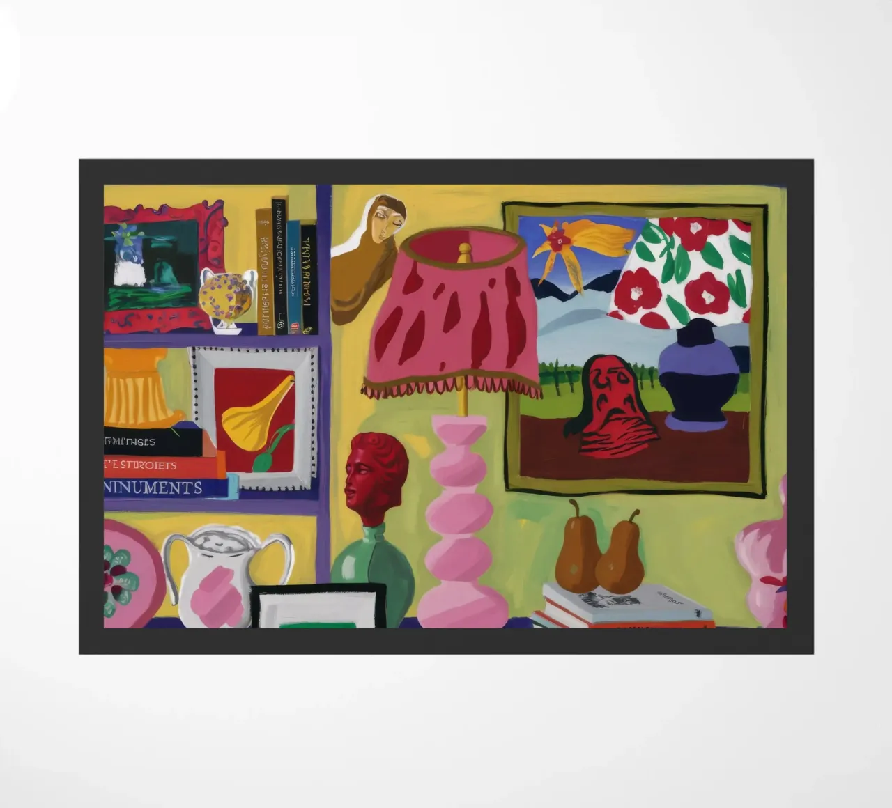 Eclectic Joyful Cache Fußmatte von Opal Strokes