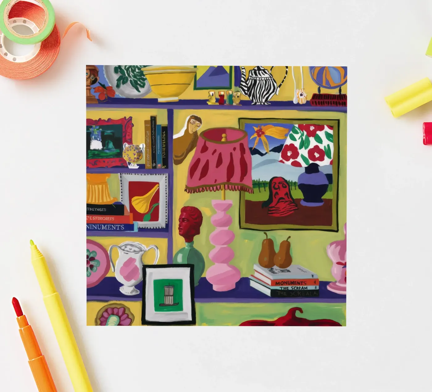 Eklektischer freudiger Cache Sticker von Opal Strokes