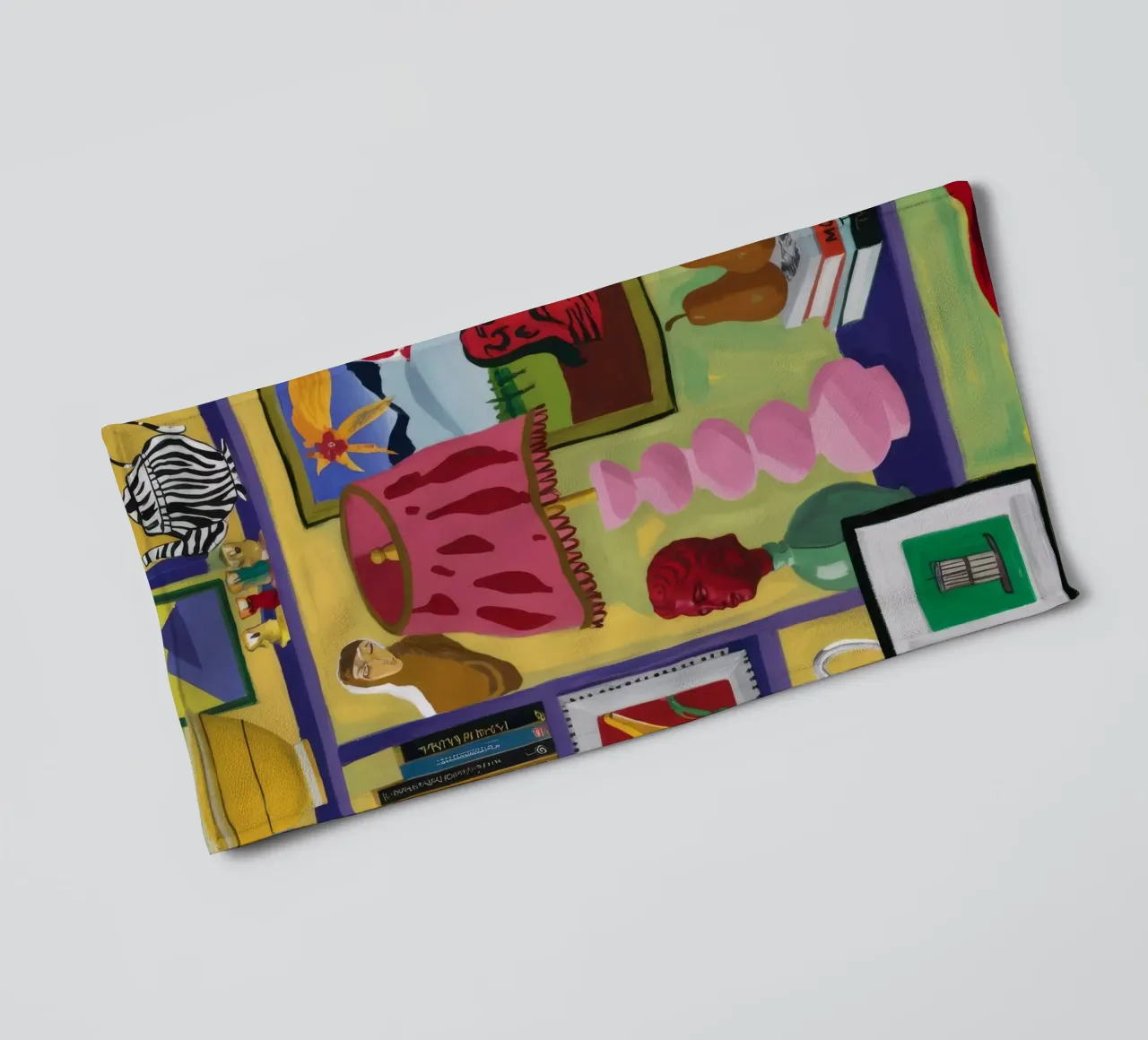 Eclectische vreugdevolle cache badhanddoek van Opal Strokes