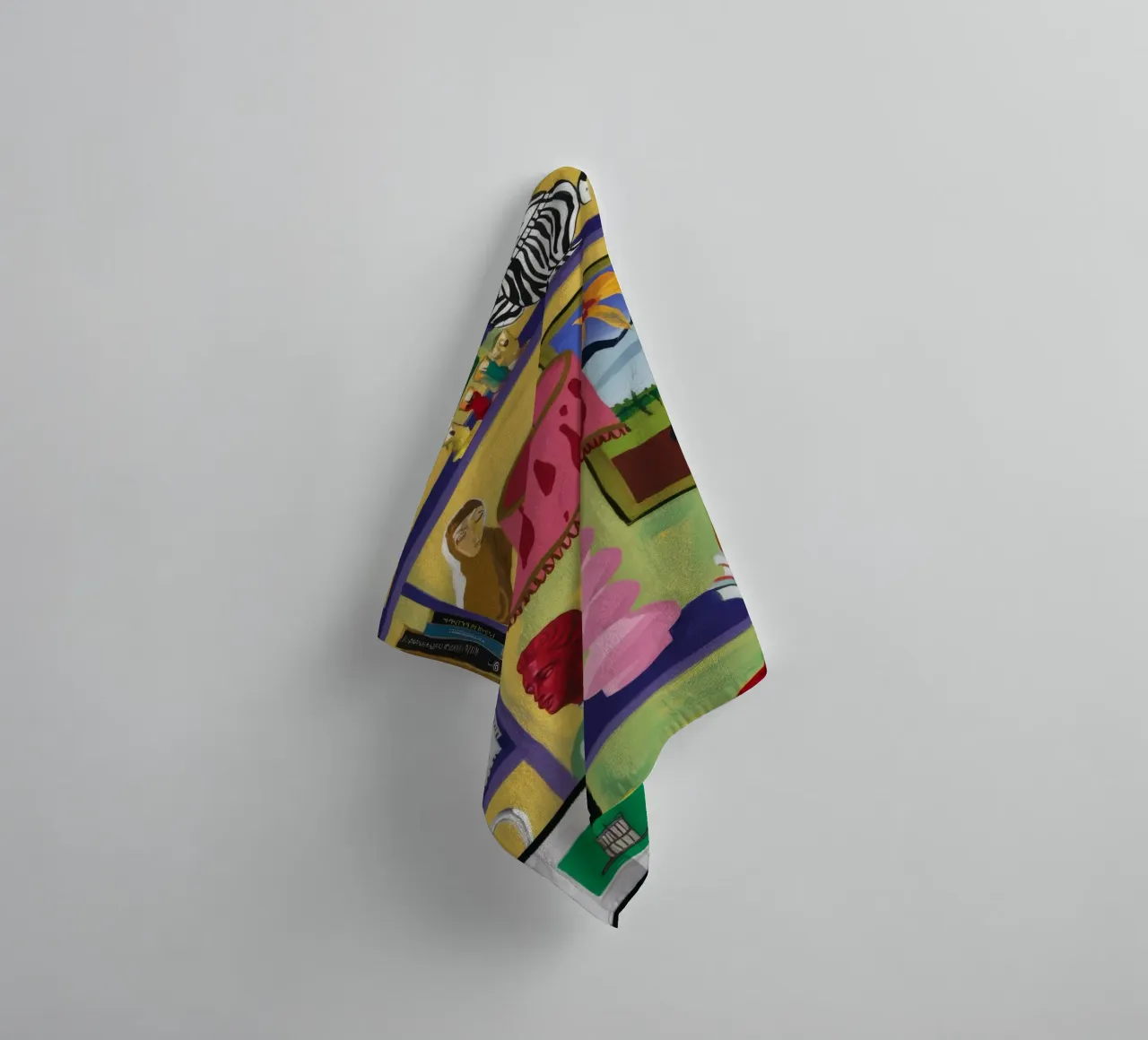 Eclectic Joyful Cache towel by Opal Strokes