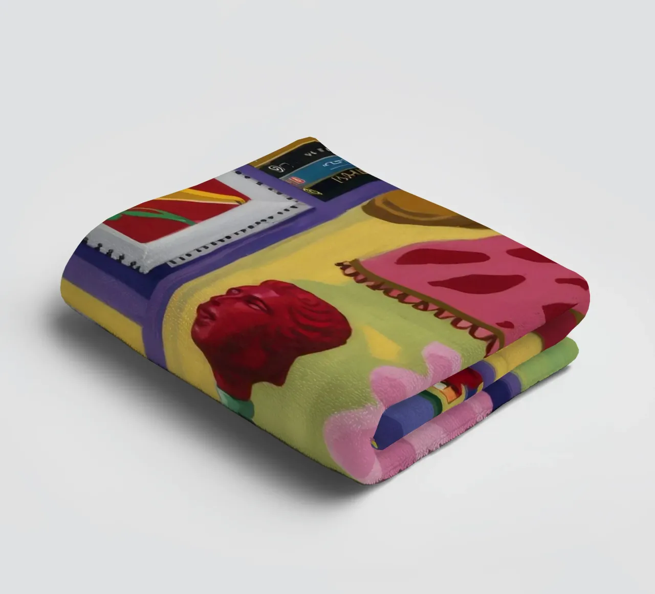 Eclectische vreugdevolle cache badhanddoek van Opal Strokes