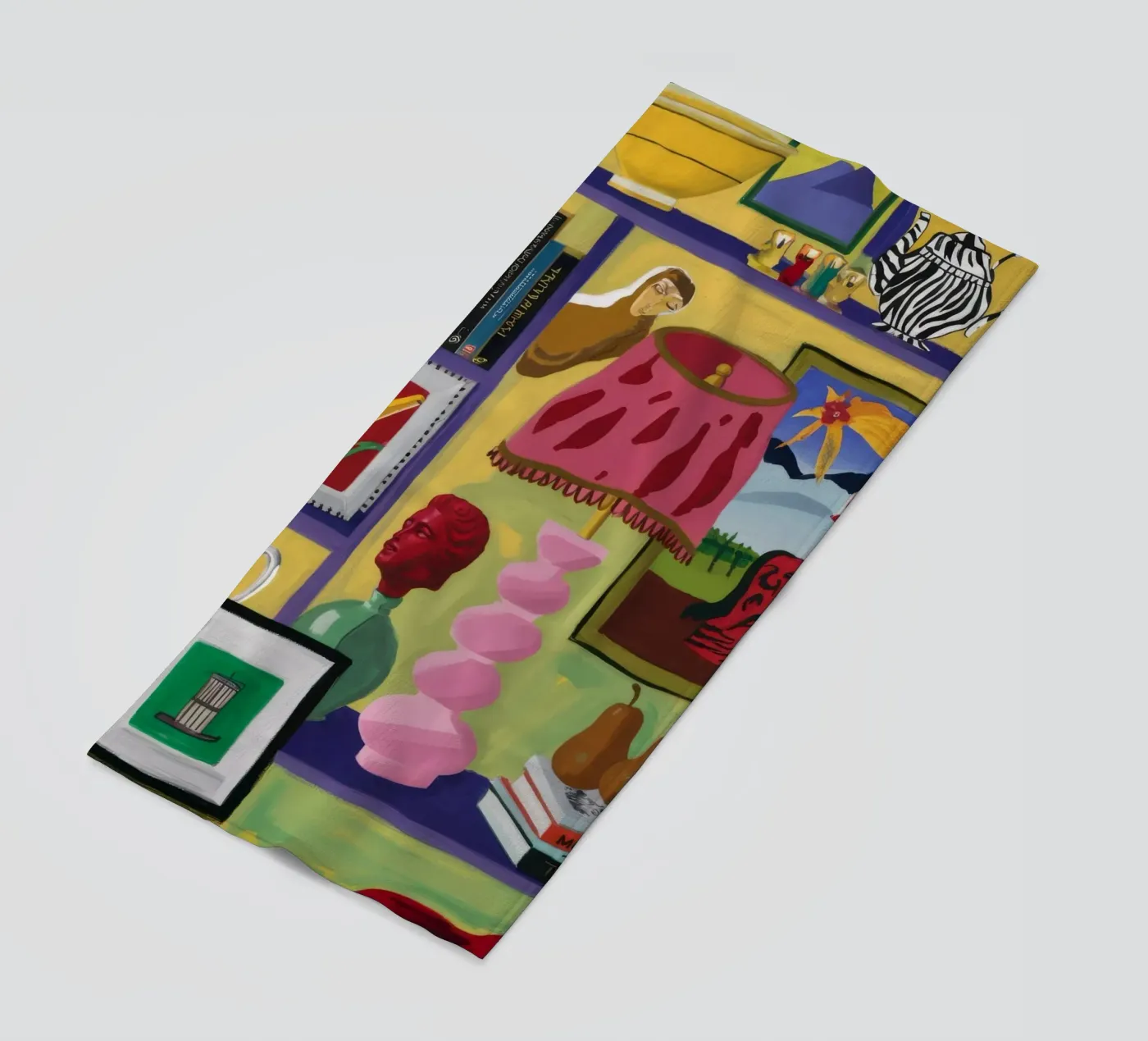 Cache eclettica e gioiosa telo mare da Opal Strokes