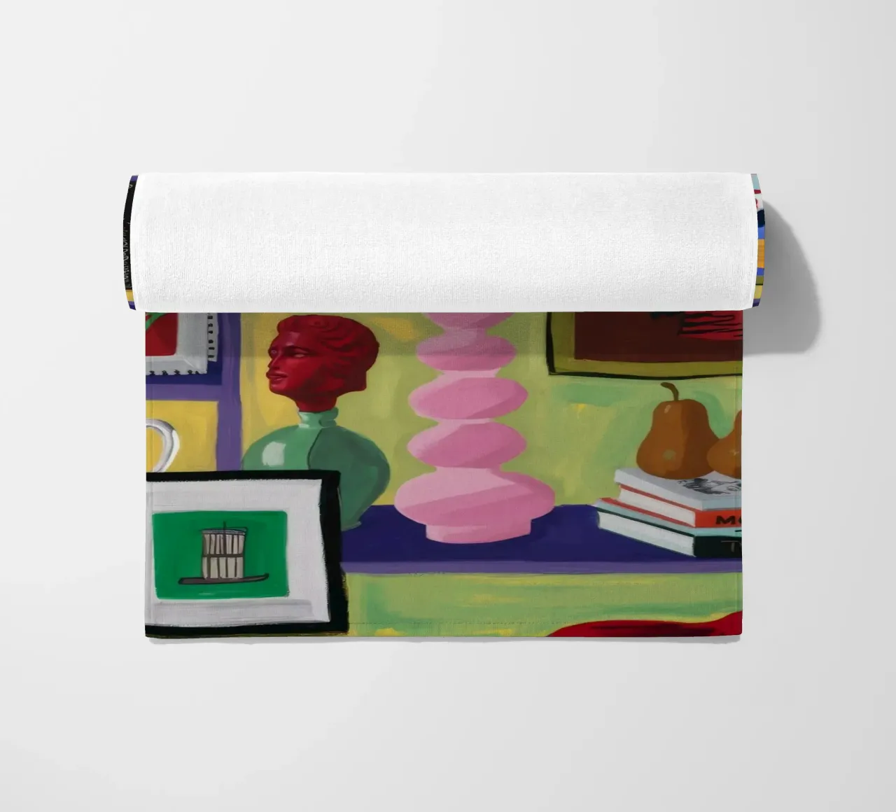 Cache eclettica e gioiosa telo mare da Opal Strokes