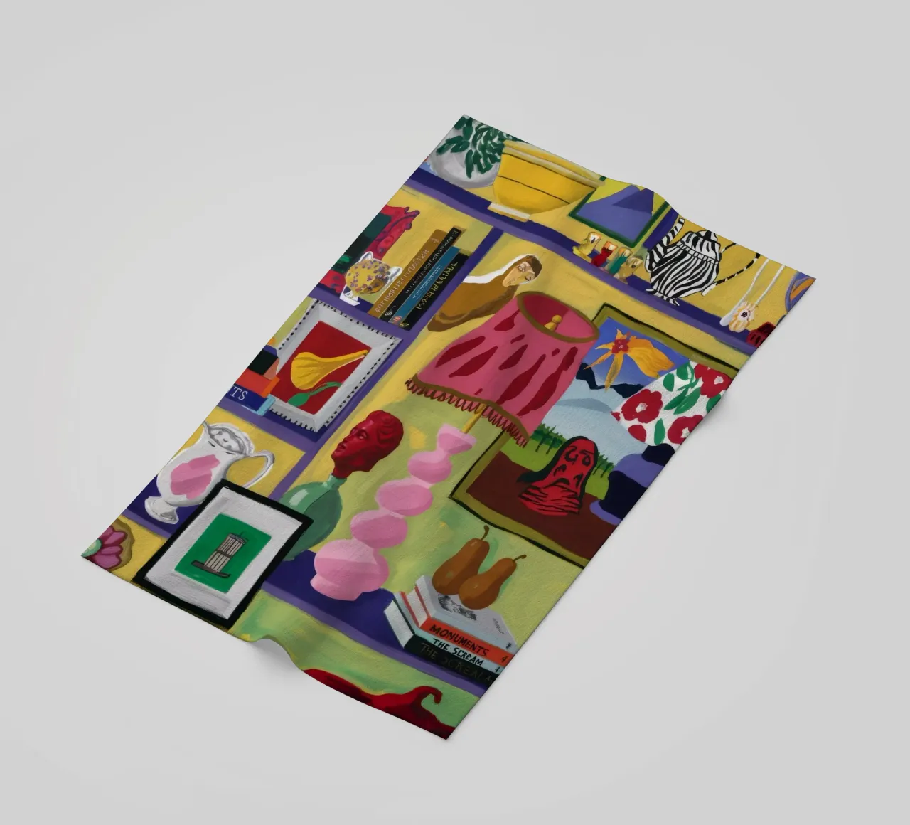 Cache eclettica e gioiosa telo mare da Opal Strokes