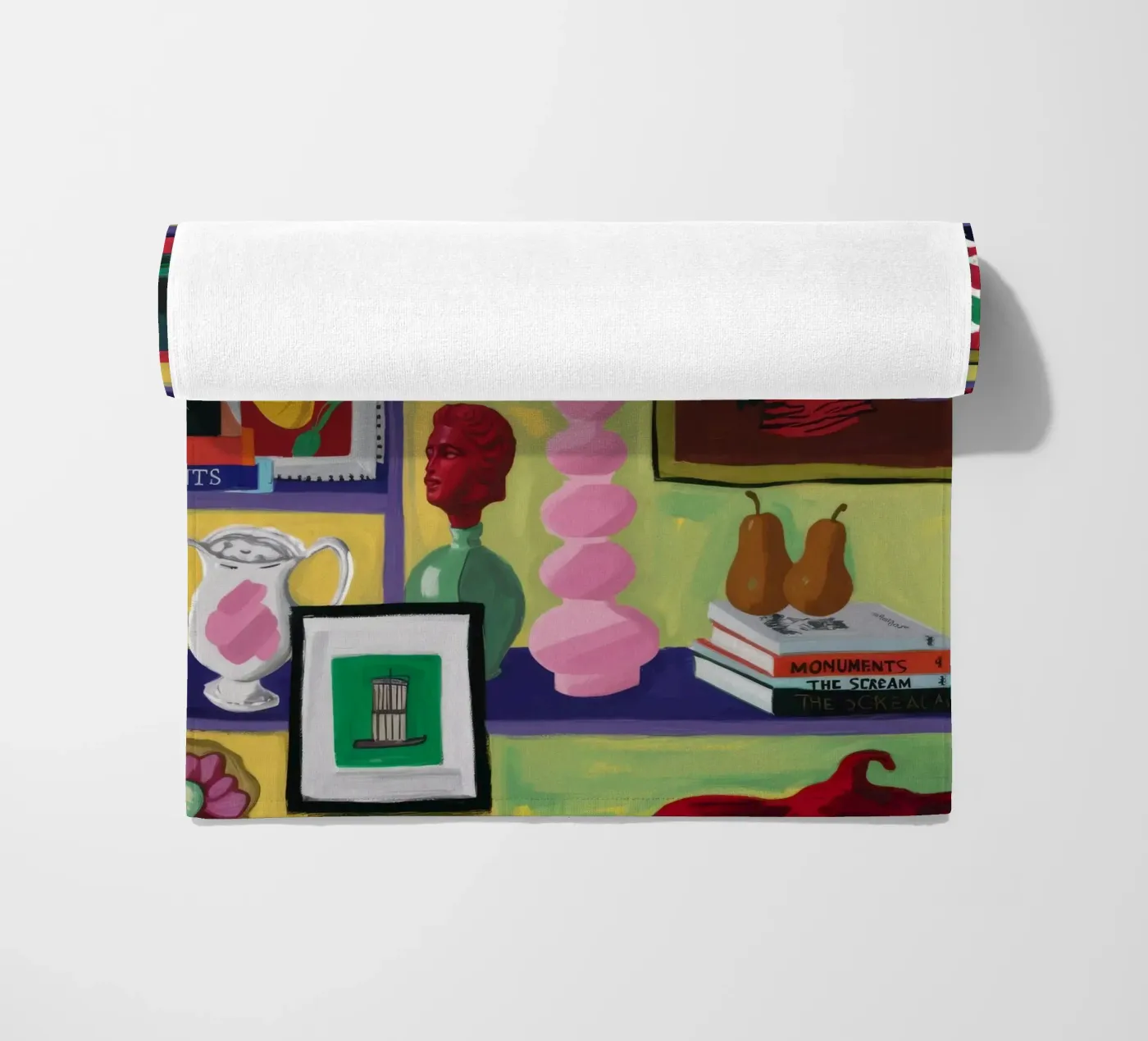 Cache eclettica e gioiosa telo mare da Opal Strokes