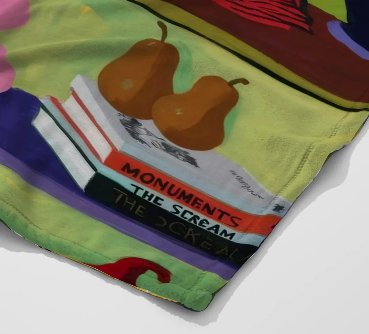 Eclectische vreugdevolle cache fleecedeken van Opal Strokes