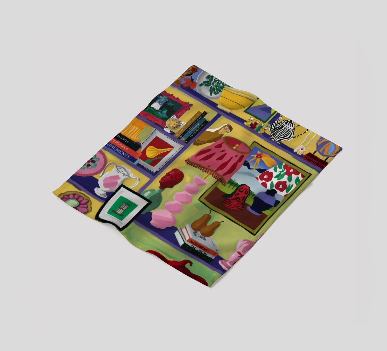 Eclectische vreugdevolle cache fleecedeken van Opal Strokes