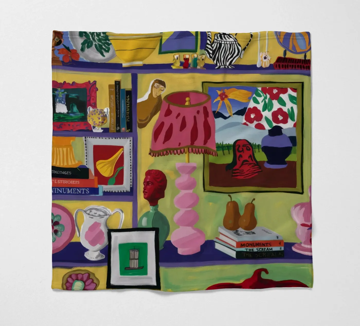 Eclectic Joyful Cache plaid polaire de Opal Strokes